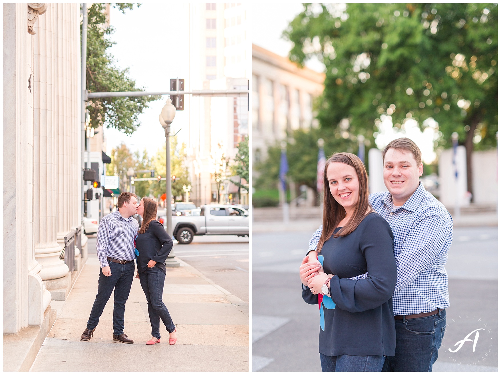 Roanoke and Charlottesville Wedding Photographer || Roanoke Engagement Session || www.ashleyeiban.com