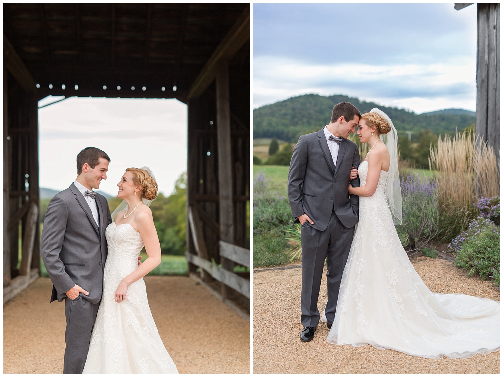 Early Mountain Vineyard Wedding || Charlottesville VA Wedding Photographer || www.ashleyeiban.com