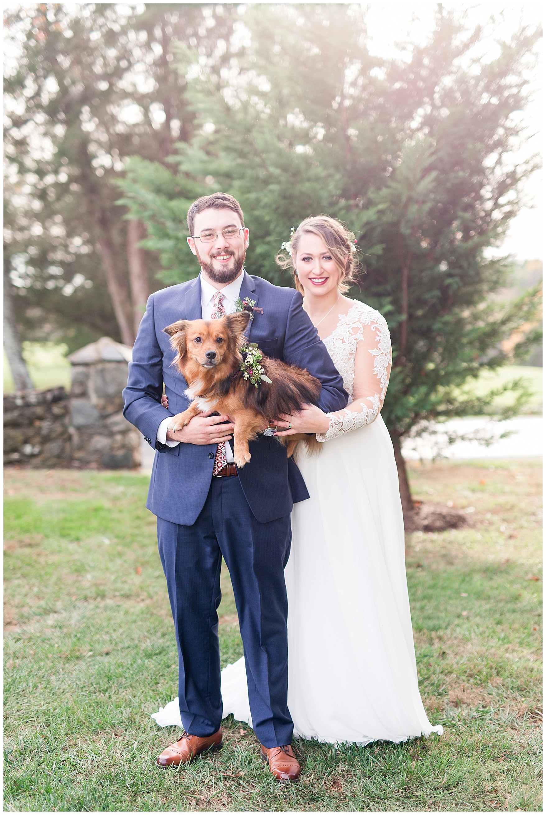 Lynchburg and Charlottesville Wedding Photographer || Fall Wedding at The Trivium Estate in Forest, Virginia || www.ashleyeiban.com