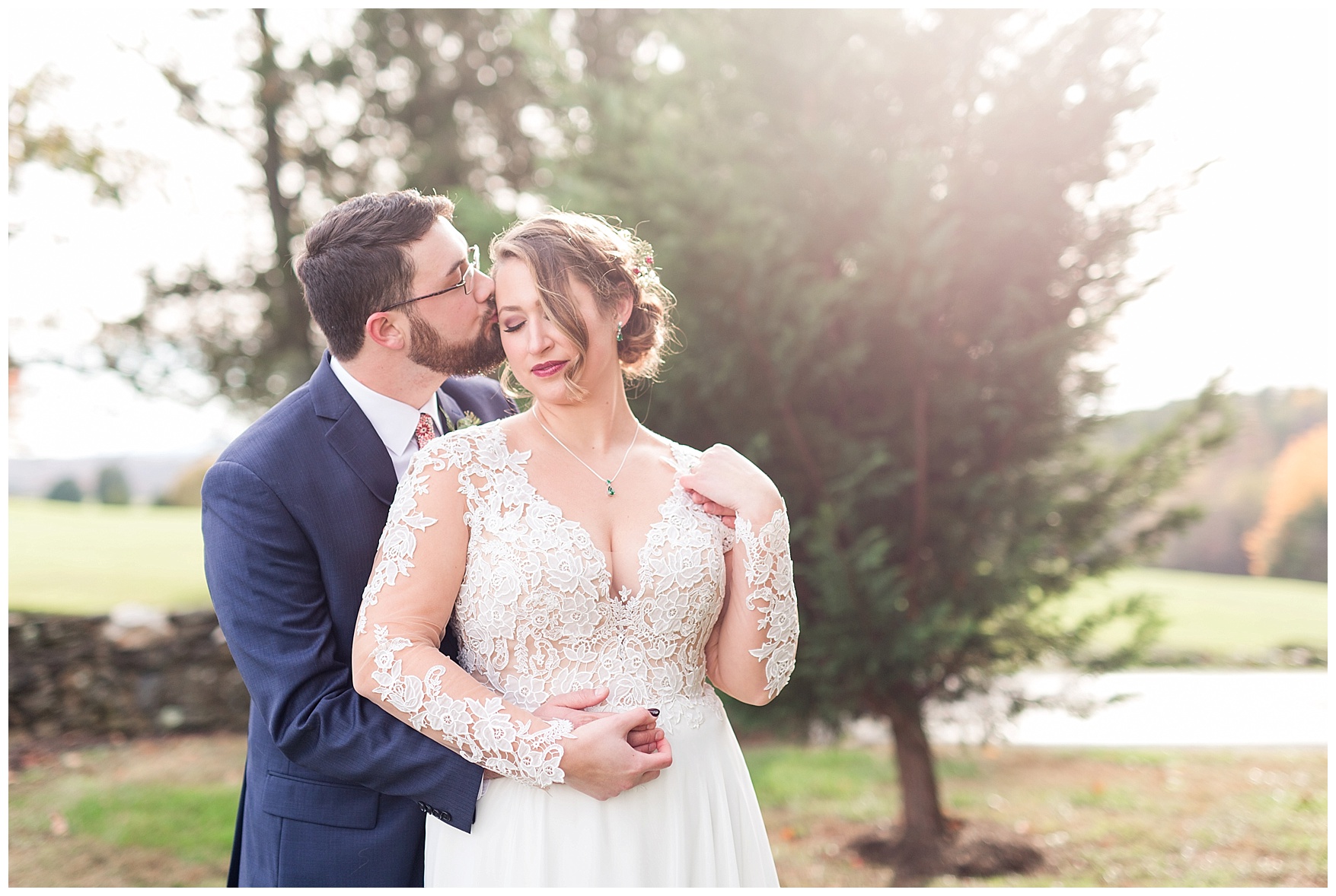 Lynchburg and Charlottesville Wedding Photographer || Fall Wedding at The Trivium Estate in Forest, Virginia || www.ashleyeiban.com