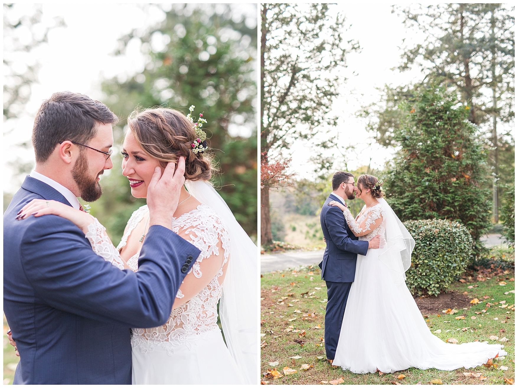 Lynchburg and Charlottesville Wedding Photographer || Fall Wedding at The Trivium Estate in Forest, Virginia || www.ashleyeiban.com