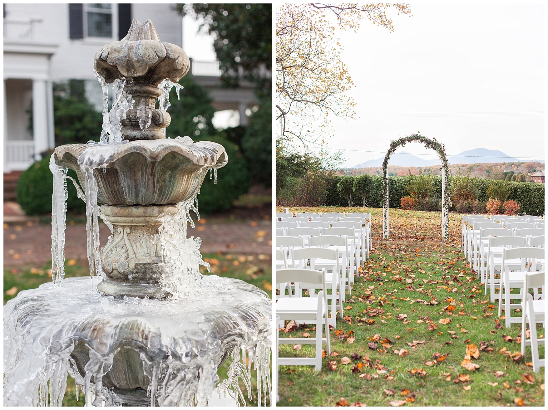Lynchburg and Charlottesville Wedding Photographer || Fall Wedding at The Trivium Estate in Forest, Virginia || www.ashleyeiban.com