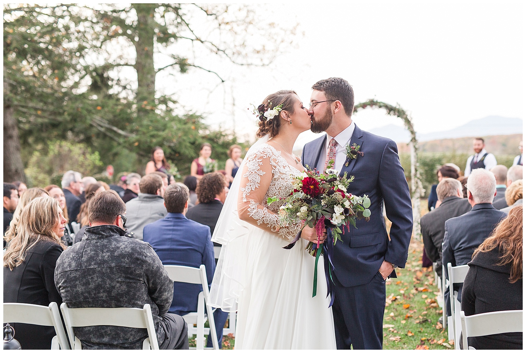 Lynchburg and Charlottesville Wedding Photographer || Fall Wedding at The Trivium Estate in Forest, Virginia || www.ashleyeiban.com