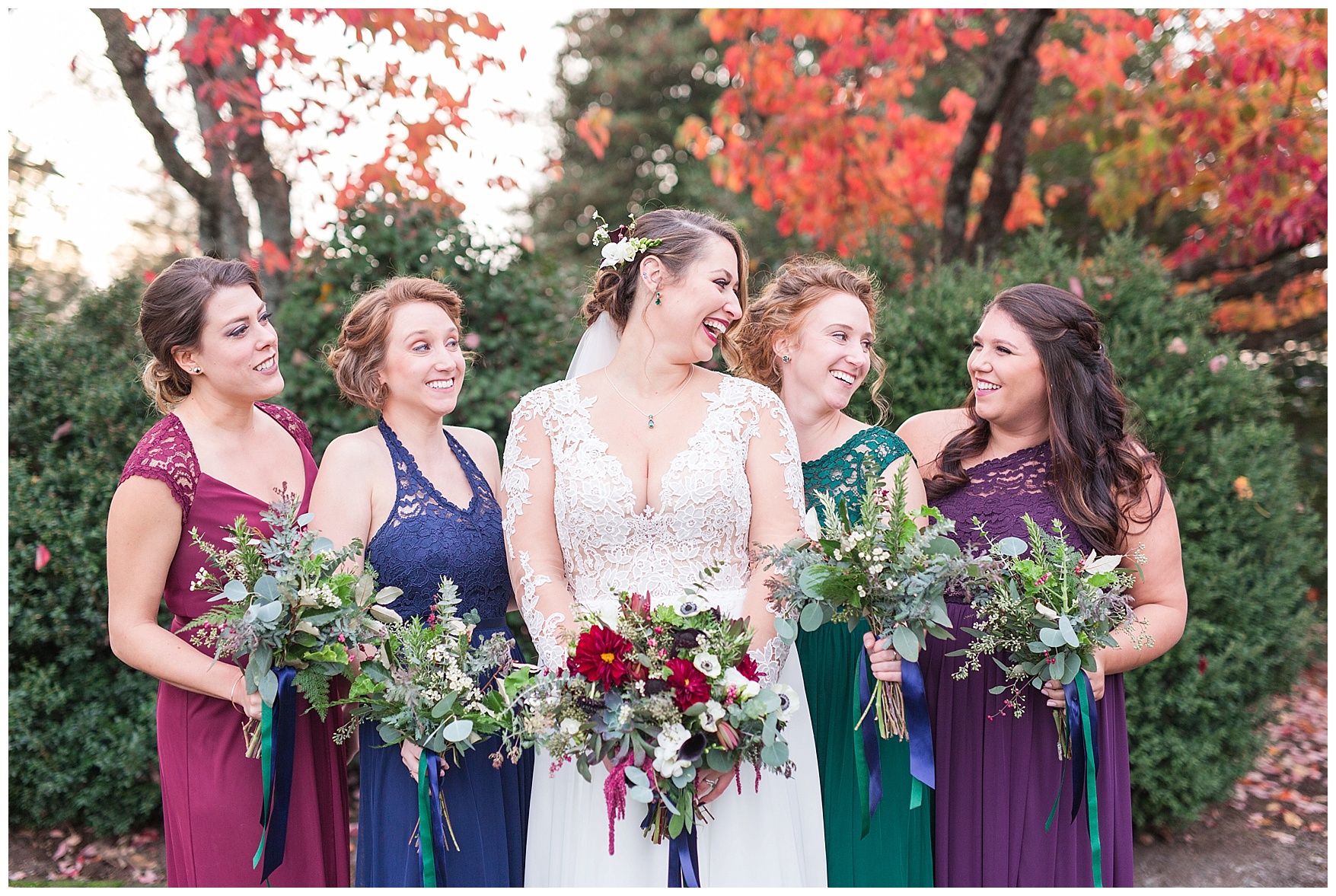 Lynchburg and Charlottesville Wedding Photographer || Fall Wedding at The Trivium Estate in Forest, Virginia || www.ashleyeiban.com