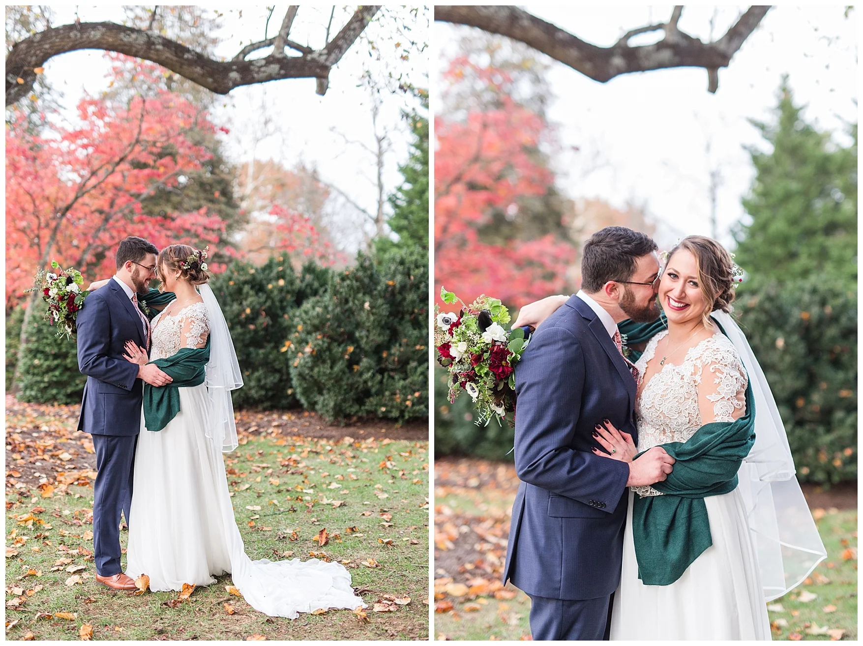 Lynchburg and Charlottesville Wedding Photographer || Fall Wedding at The Trivium Estate in Forest, Virginia || www.ashleyeiban.com