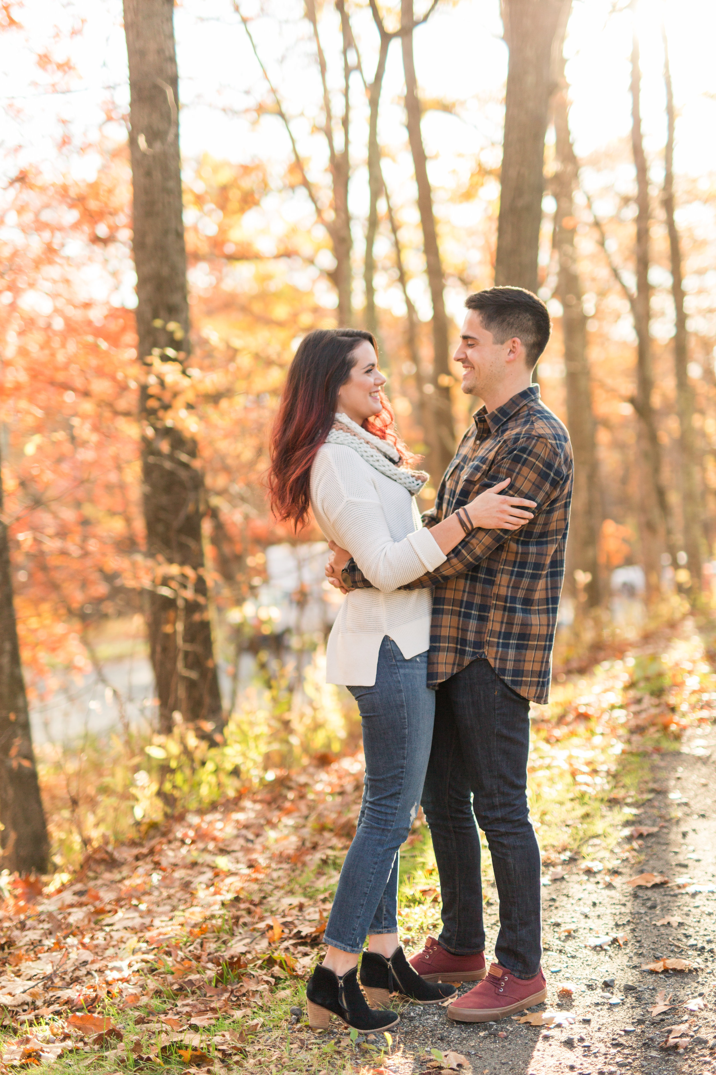 Fall engagement session at the Wintergreen Resort || Lynchburg and Charlottesville Wedding and Portrait Photographer || www.ashleyeiban.com