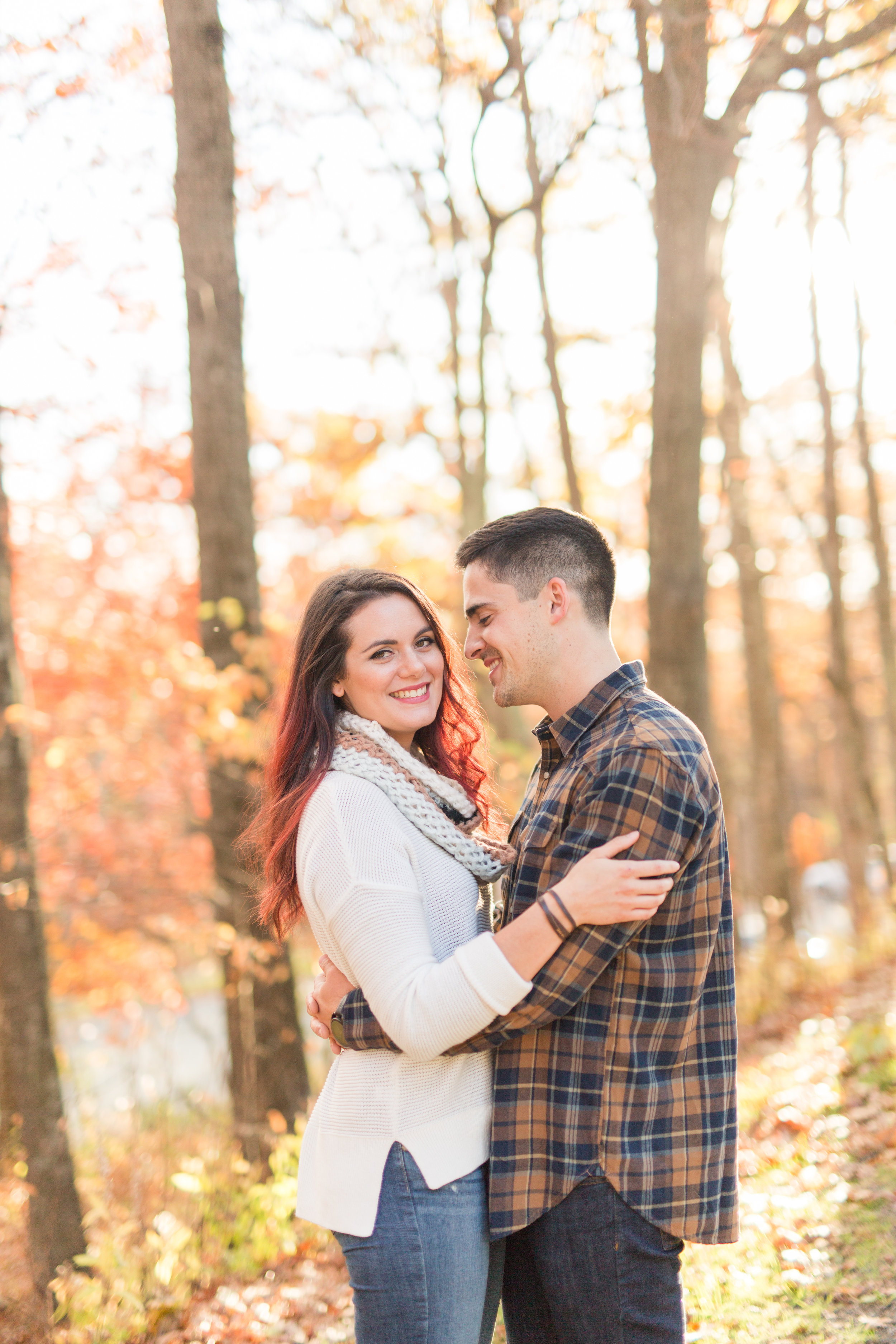 Fall engagement session at the Wintergreen Resort || Lynchburg and Charlottesville Wedding and Portrait Photographer || www.ashleyeiban.com
