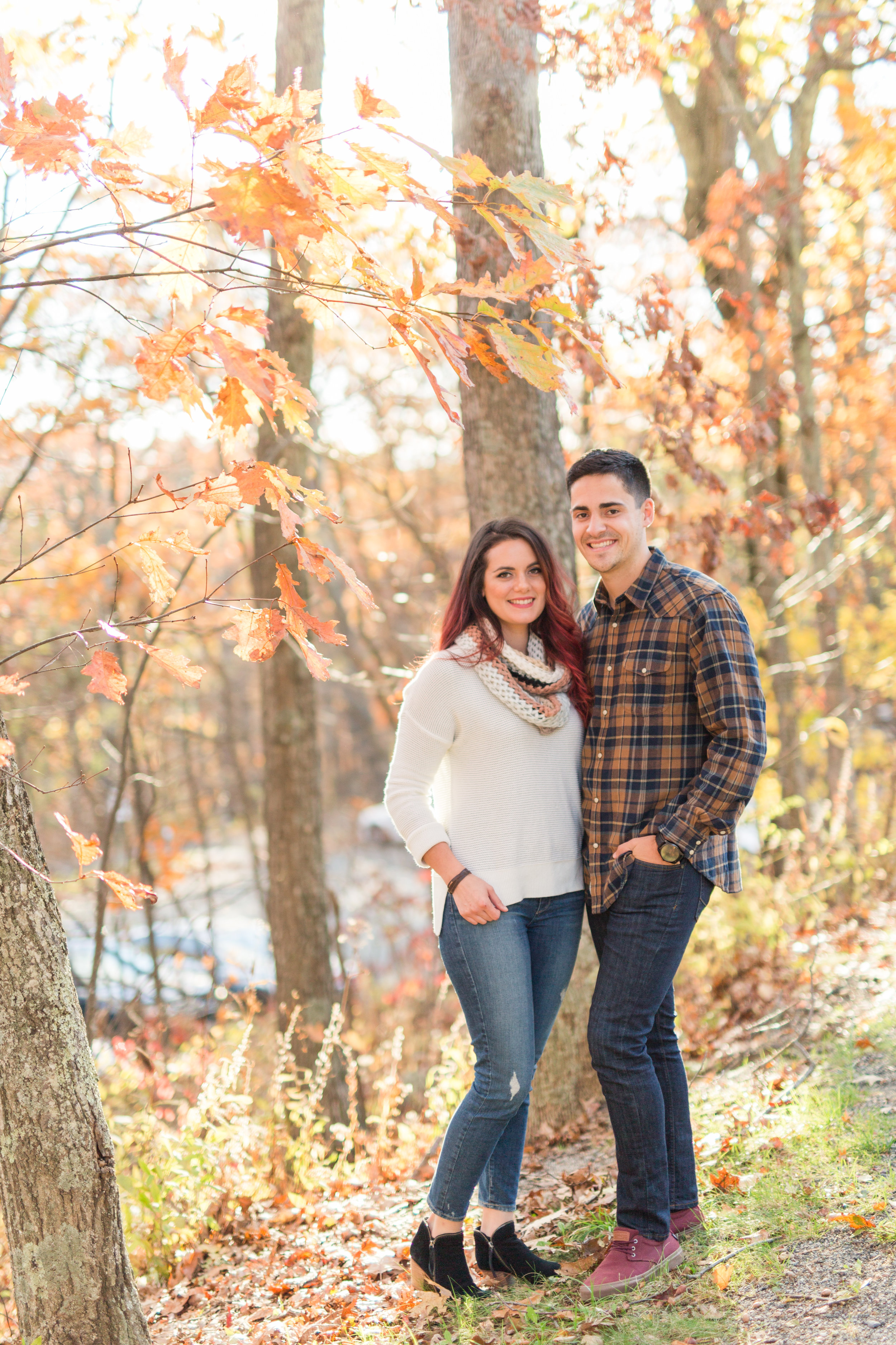 Fall engagement session at the Wintergreen Resort || Lynchburg and Charlottesville Wedding and Portrait Photographer || www.ashleyeiban.com