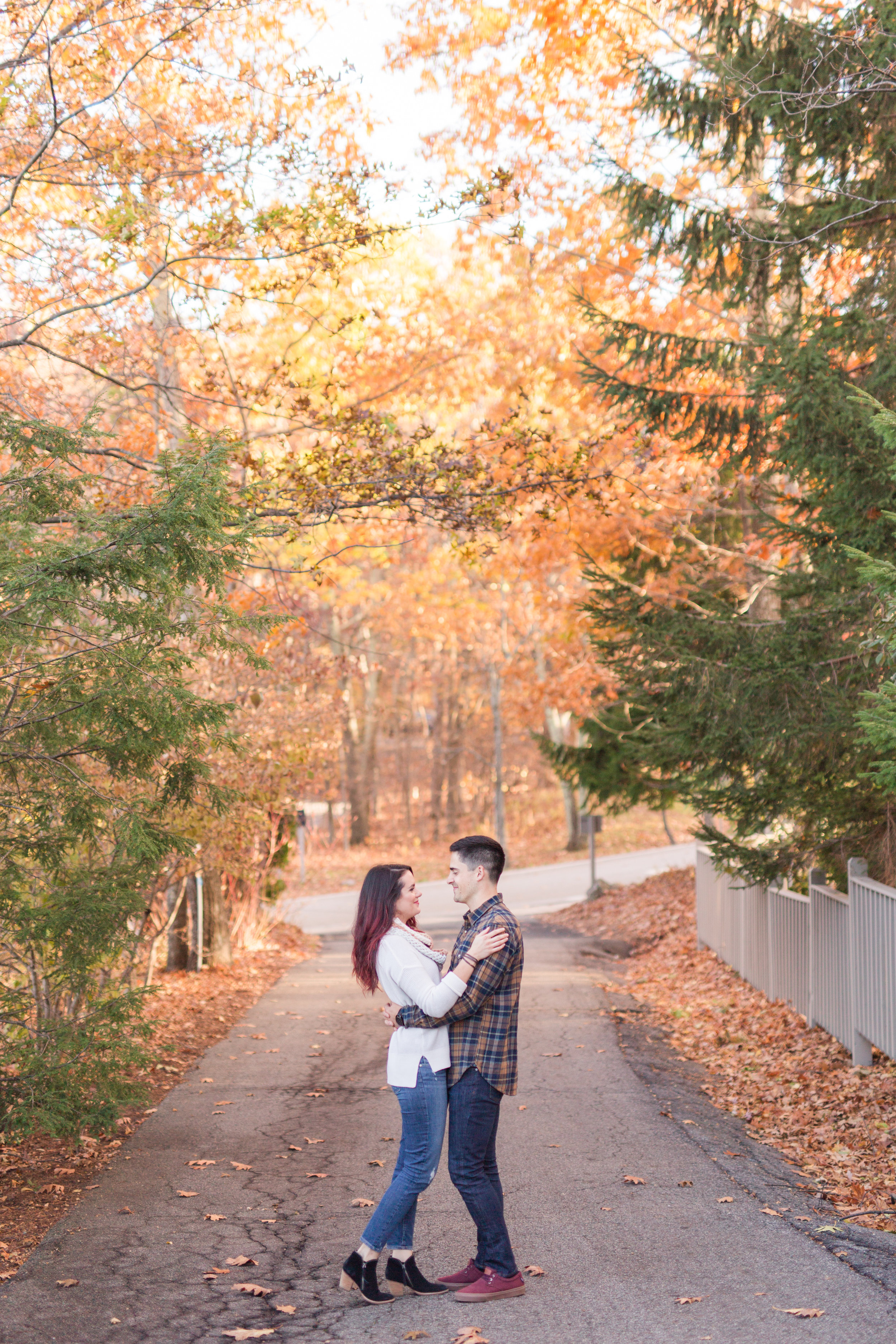 Fall engagement session at the Wintergreen Resort || Lynchburg and Charlottesville Wedding and Portrait Photographer || www.ashleyeiban.com