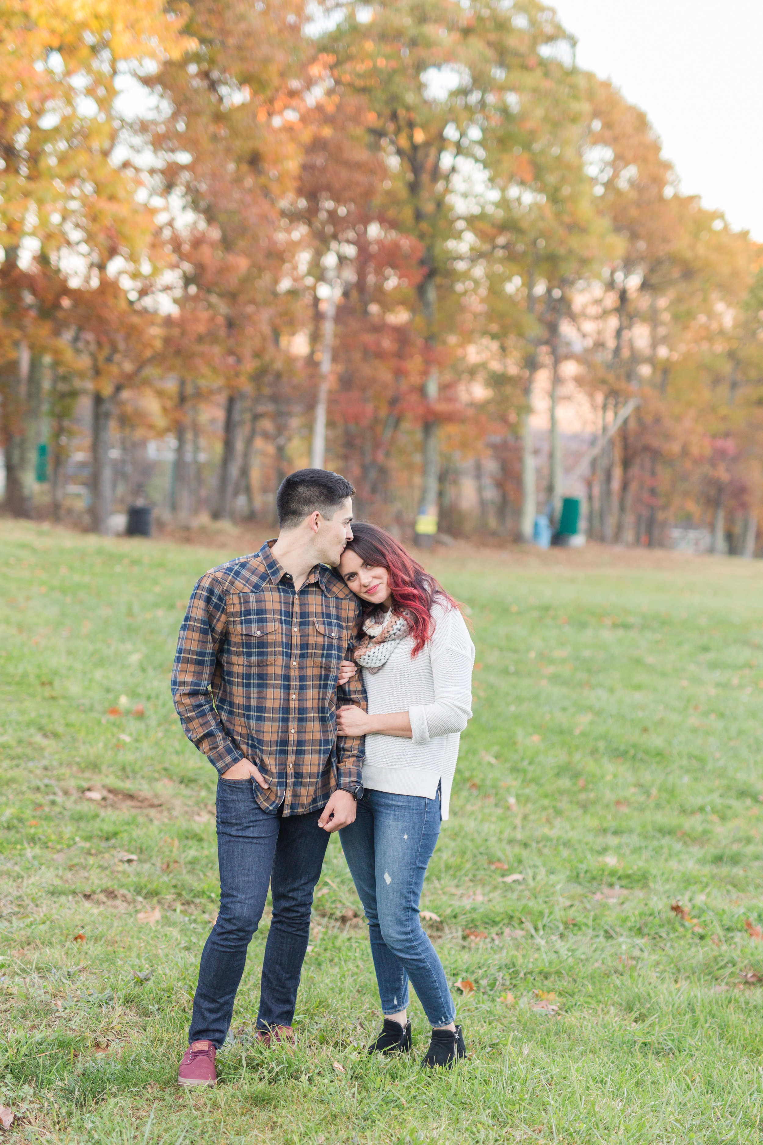 Fall engagement session at the Wintergreen Resort || Lynchburg and Charlottesville Wedding and Portrait Photographer || www.ashleyeiban.com