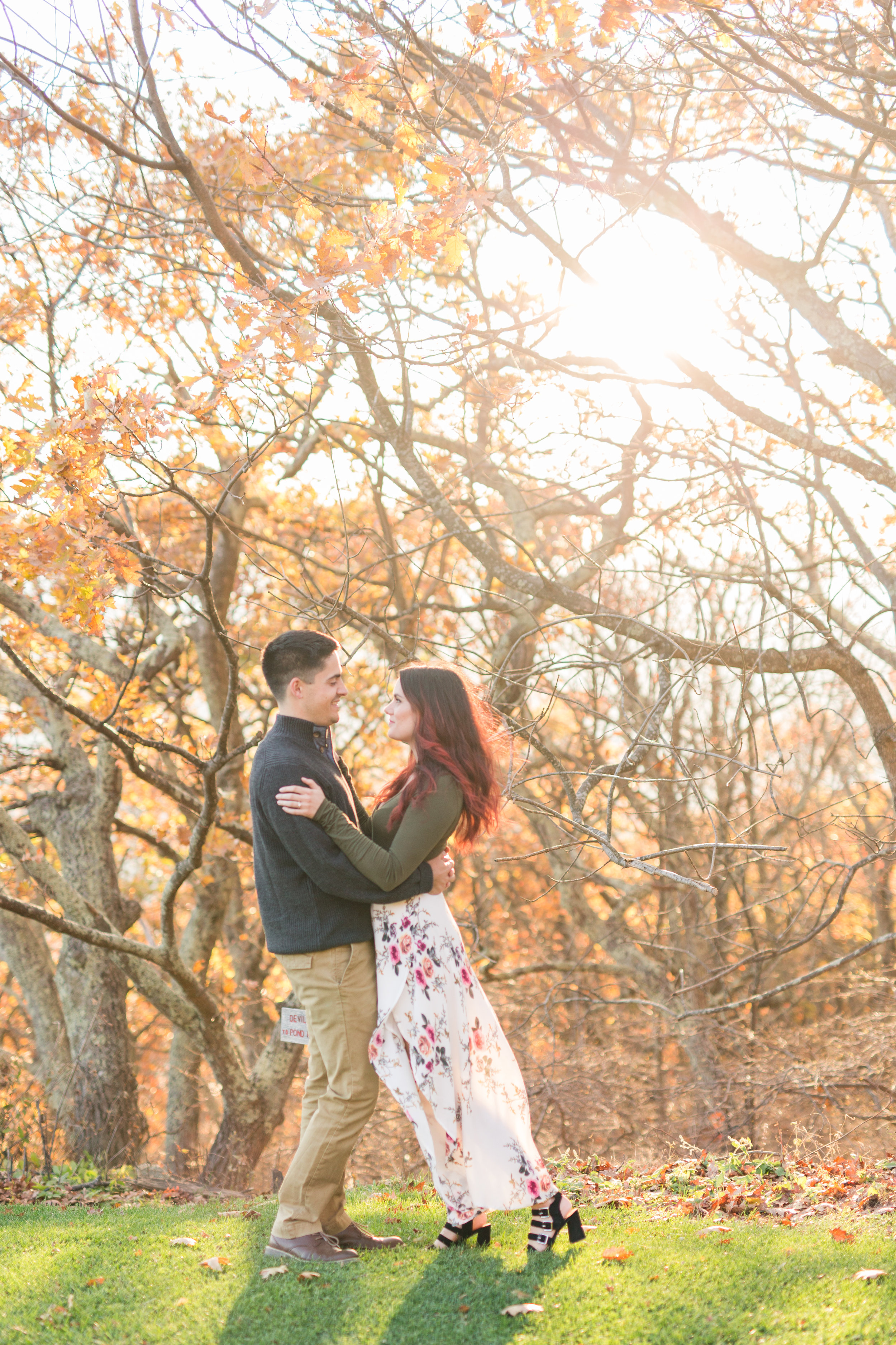 Fall engagement session at the Wintergreen Resort || Lynchburg and Charlottesville Wedding and Portrait Photographer || www.ashleyeiban.com