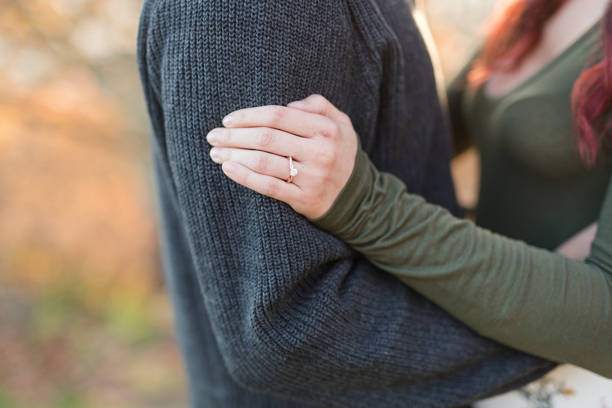 Fall engagement session at the Wintergreen Resort || Lynchburg and Charlottesville Wedding and Portrait Photographer || www.ashleyeiban.com