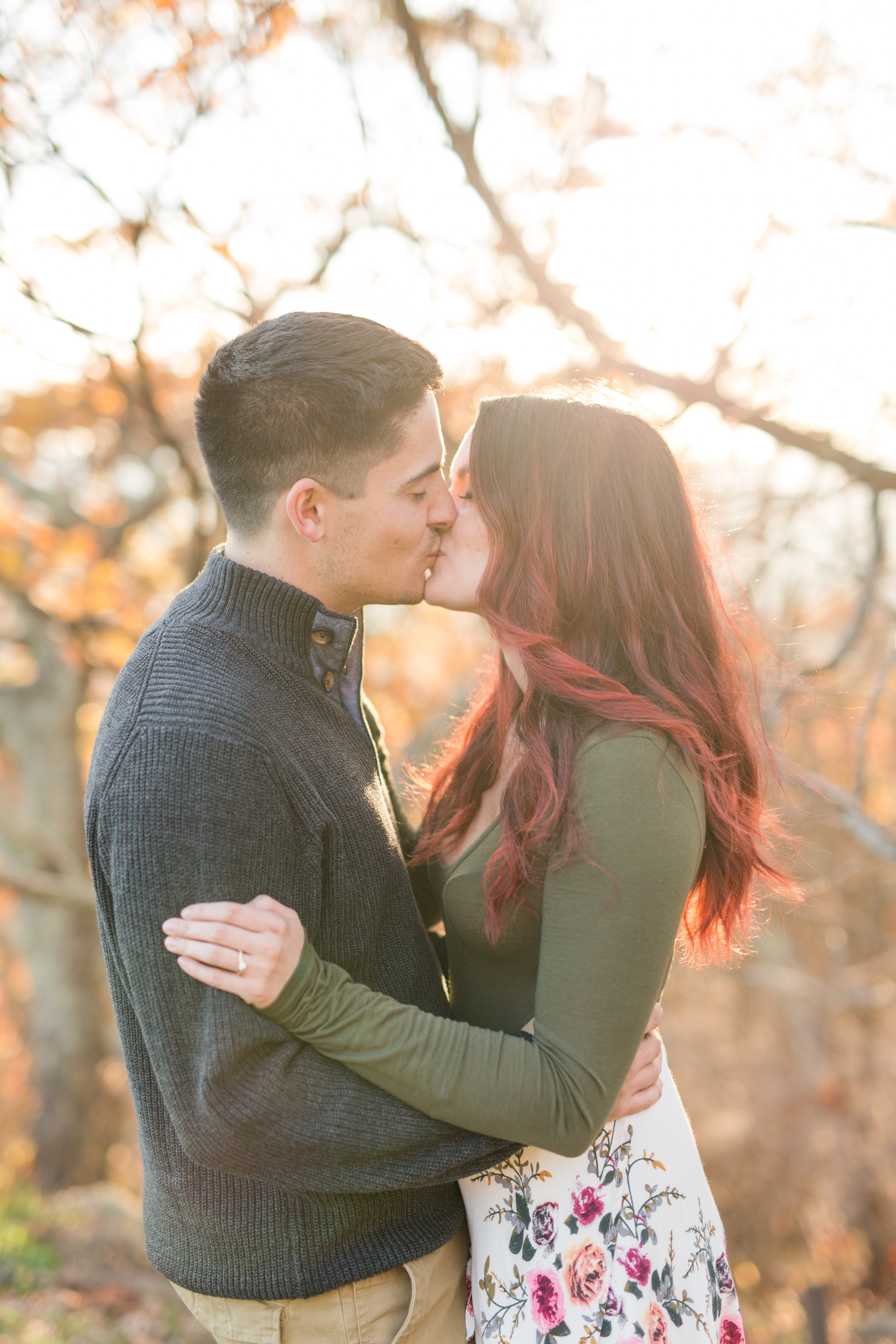 Fall engagement session at the Wintergreen Resort || Lynchburg and Charlottesville Wedding and Portrait Photographer || www.ashleyeiban.com