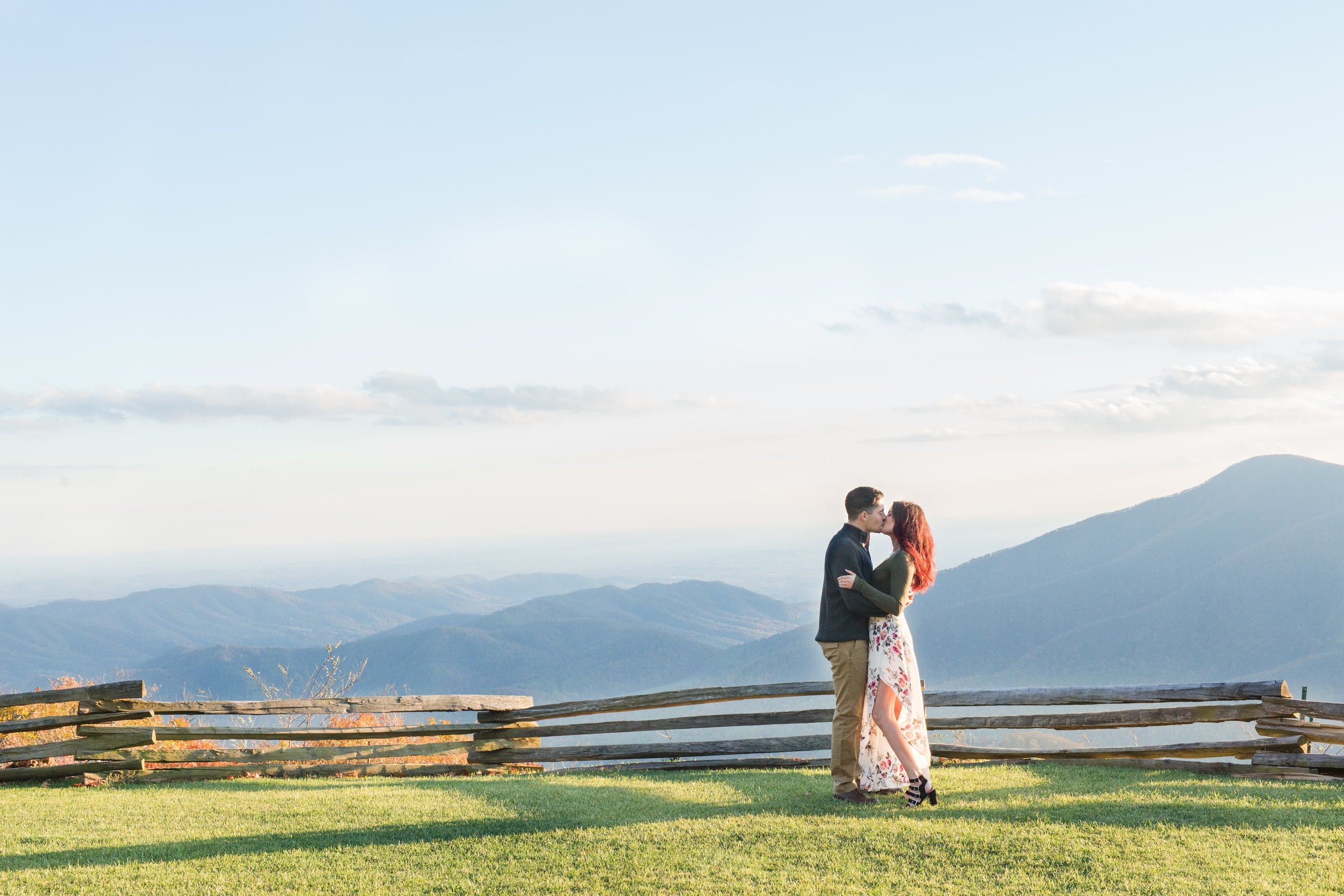 Fall engagement session at the Wintergreen Resort || Lynchburg and Charlottesville Wedding and Portrait Photographer || www.ashleyeiban.com