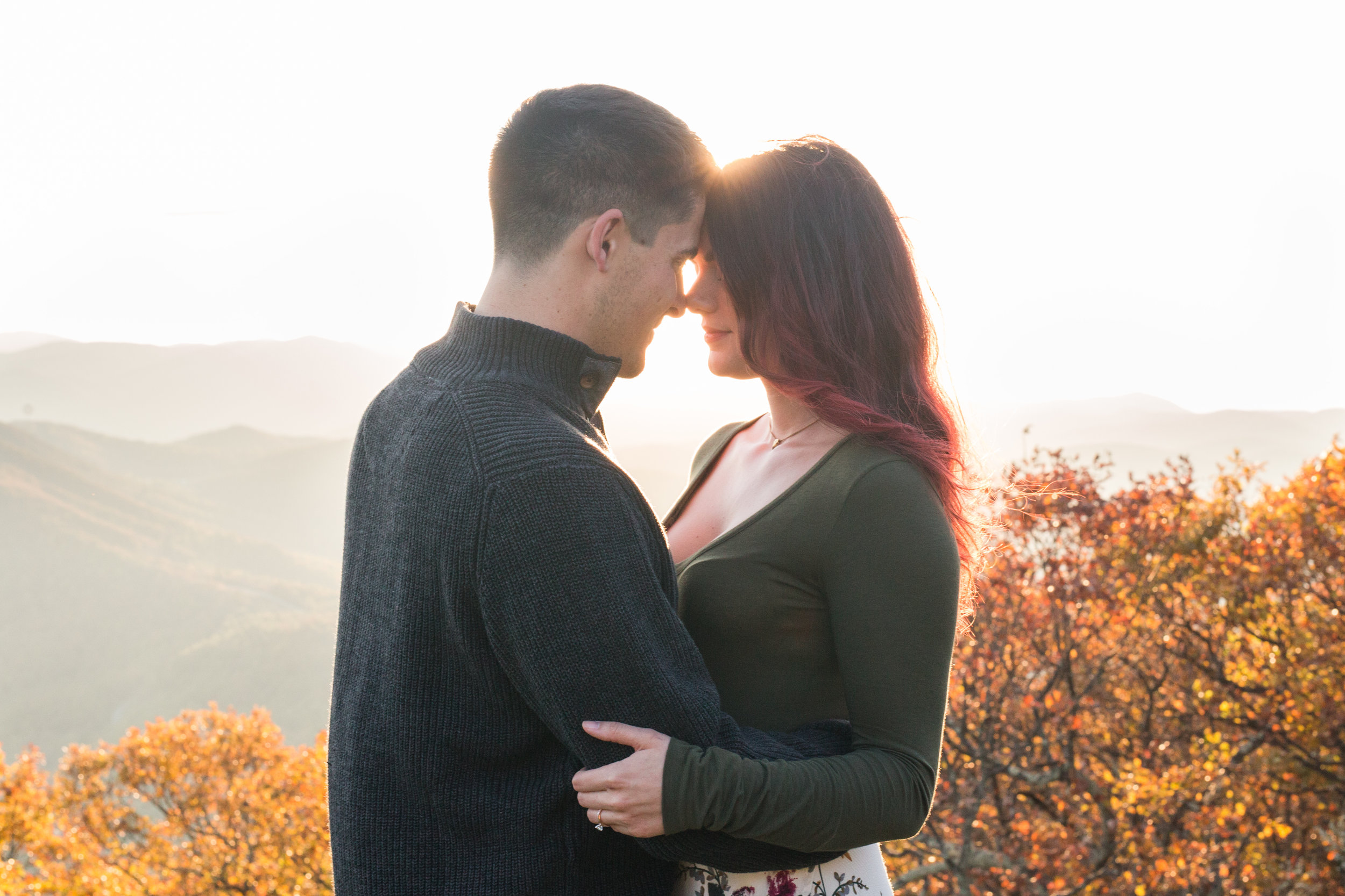 Fall engagement session at the Wintergreen Resort || Lynchburg and Charlottesville Wedding and Portrait Photographer || www.ashleyeiban.com