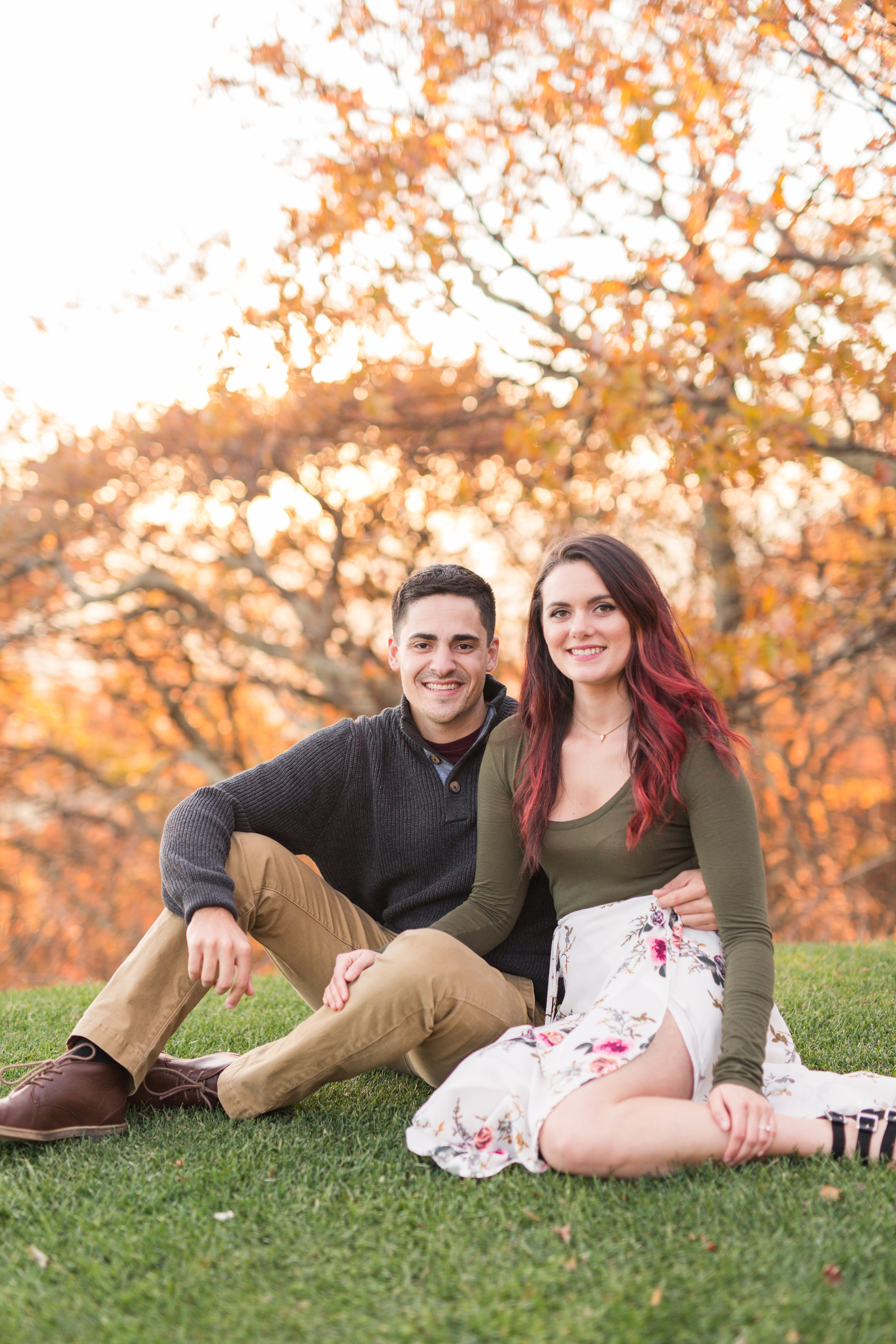Fall engagement session at the Wintergreen Resort || Lynchburg and Charlottesville Wedding and Portrait Photographer || www.ashleyeiban.com