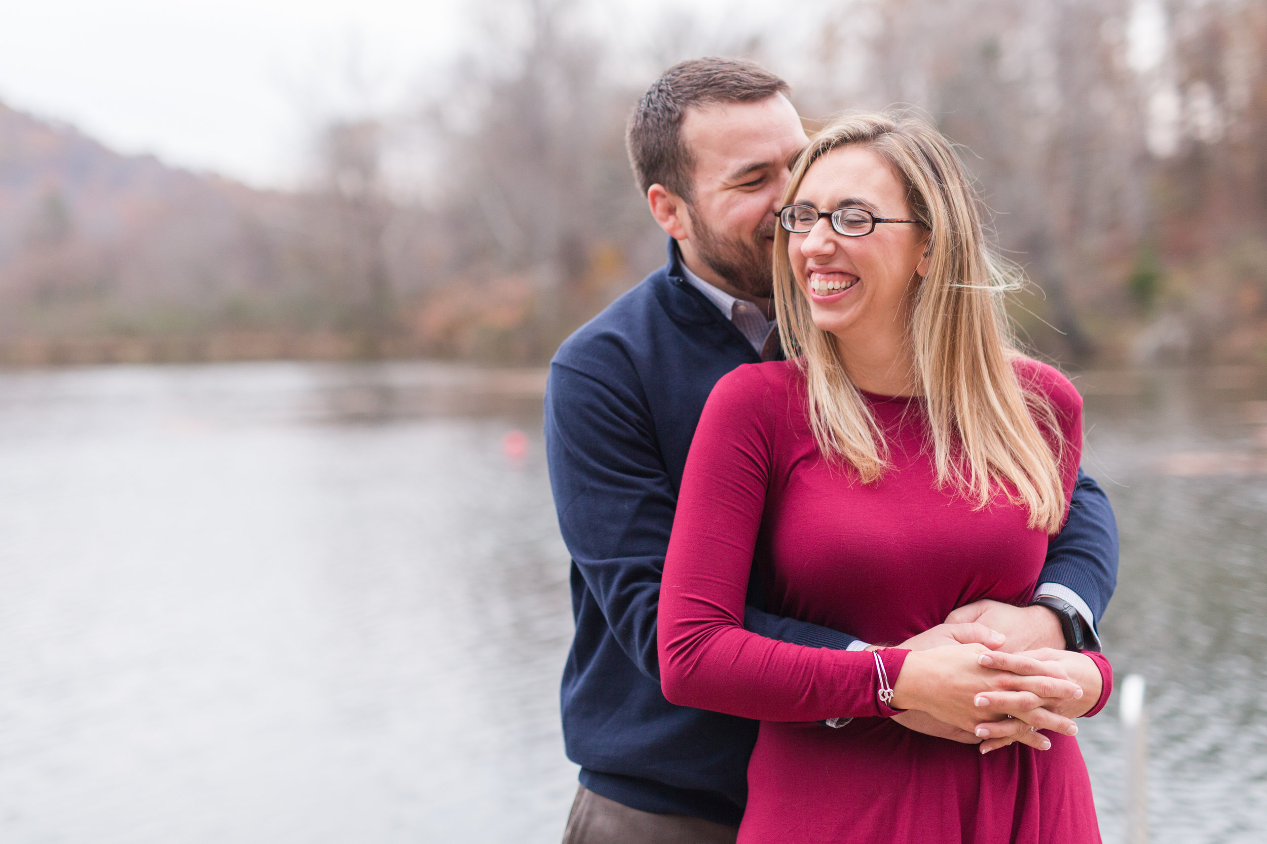 Lynchburg Virginia Engagement Session || Fall Engagement Photos in Virginia || Lynchburg Wedding and Portrait Photographer || www.ashleyeiban.com