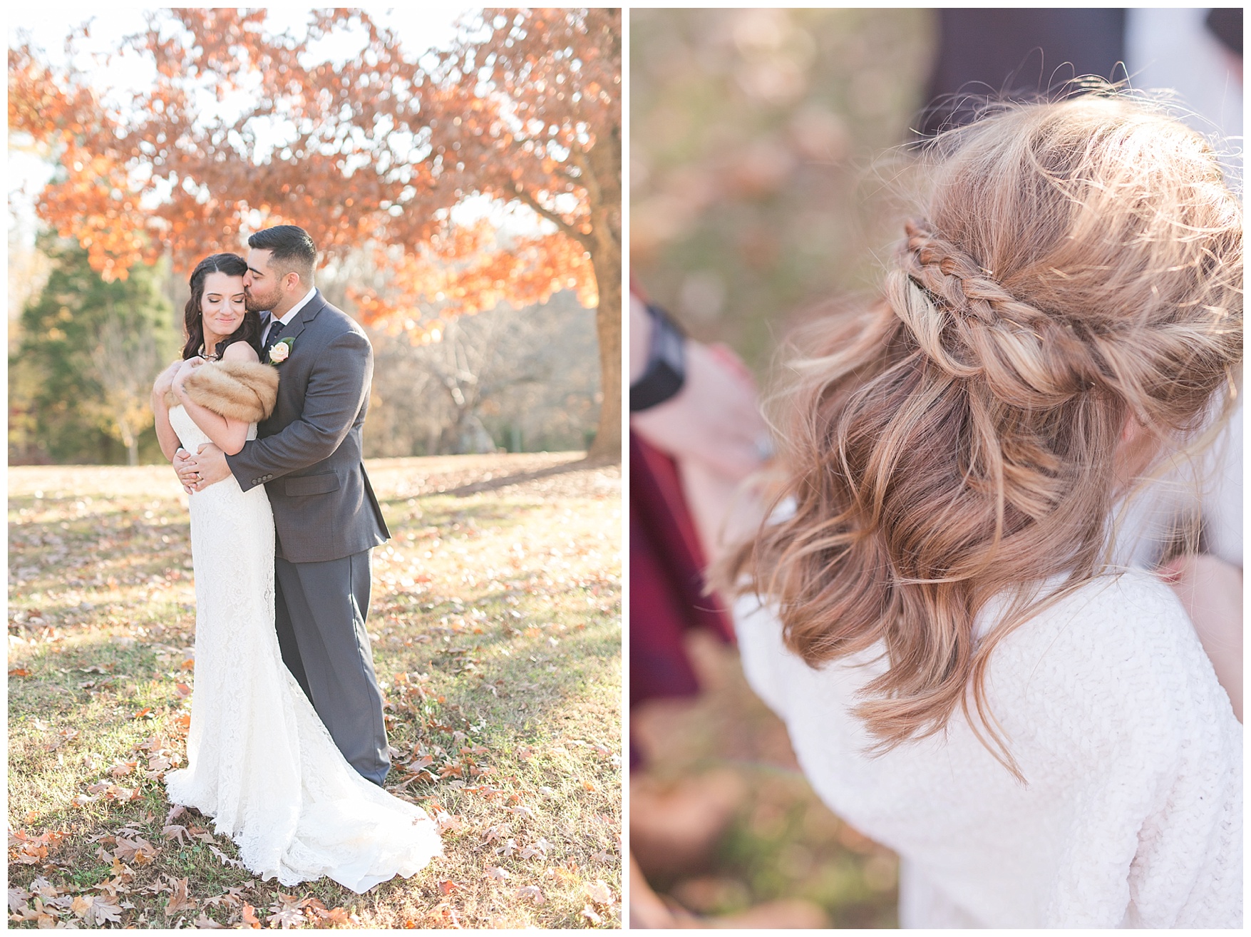 Fall elopement in Lynchburg, Virginia || Central Virginia Wedding Photographer || www.ashleyeiban.com