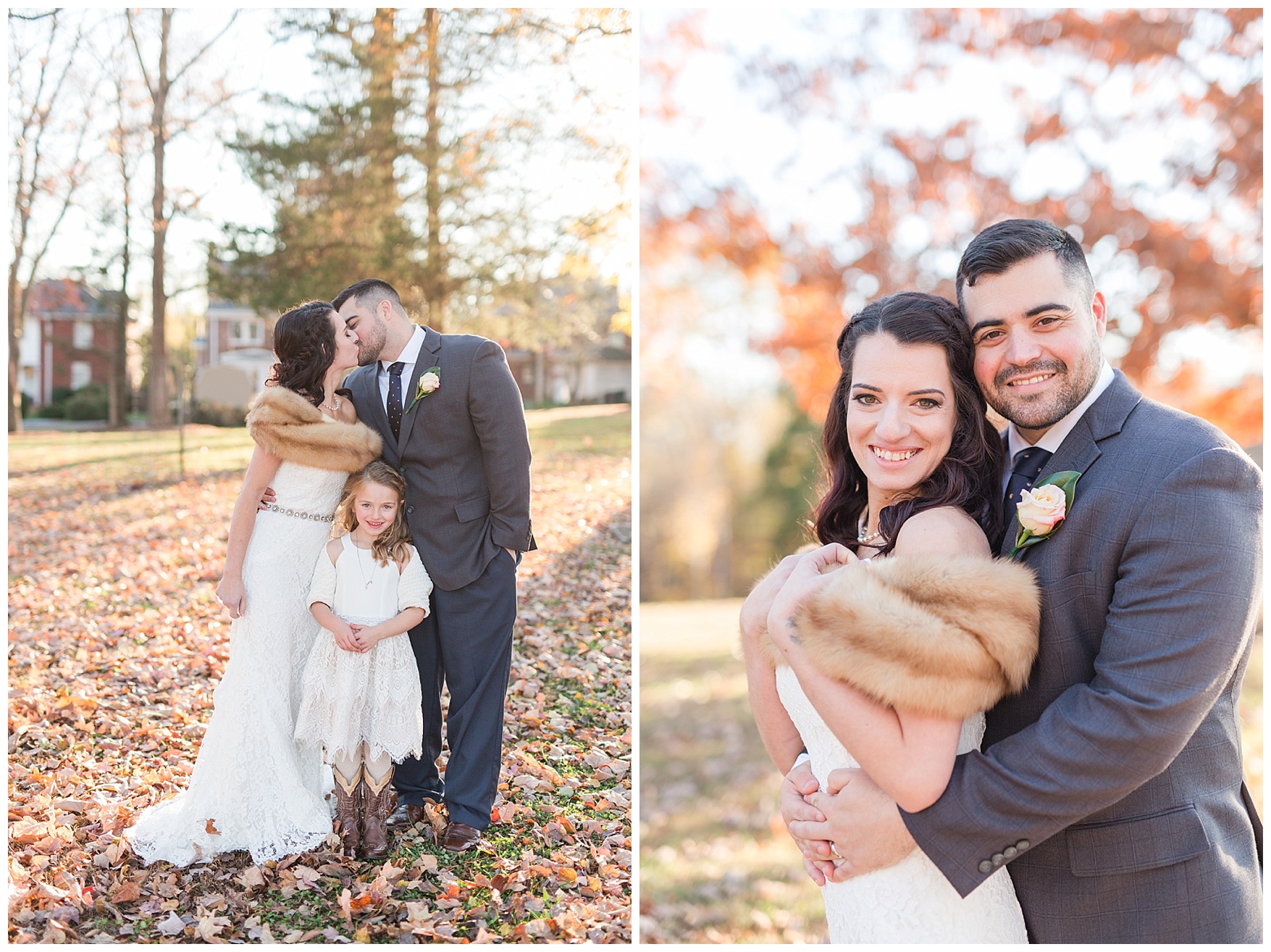 Fall elopement in Lynchburg, Virginia || Central Virginia Wedding Photographer || www.ashleyeiban.com