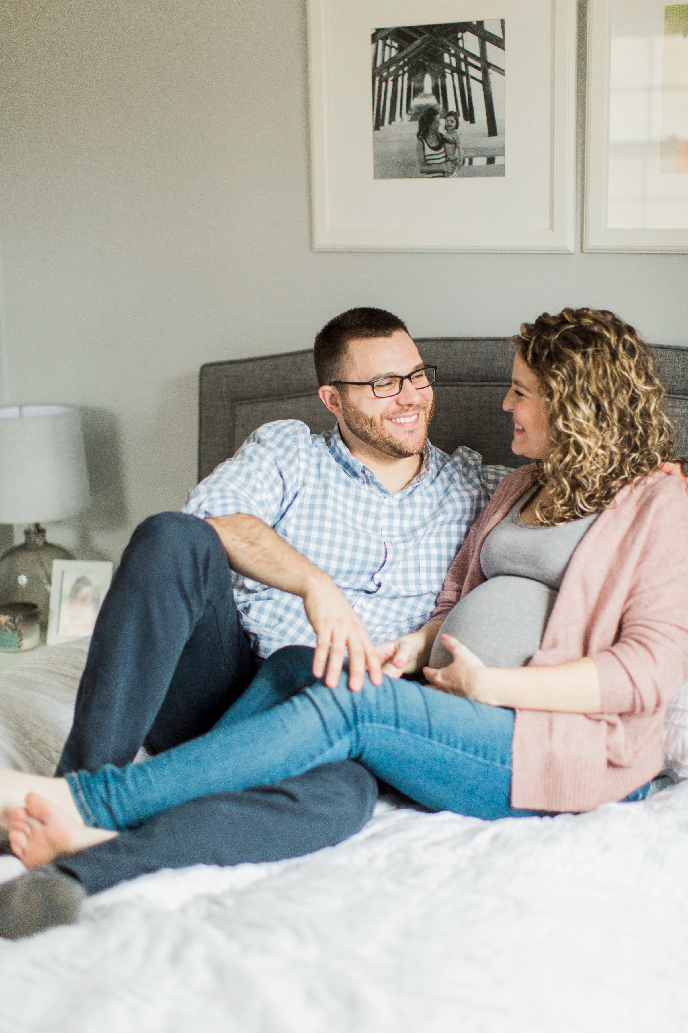 In Home Maternity and Family Photo Session || Lynchburg Virginia Photographer