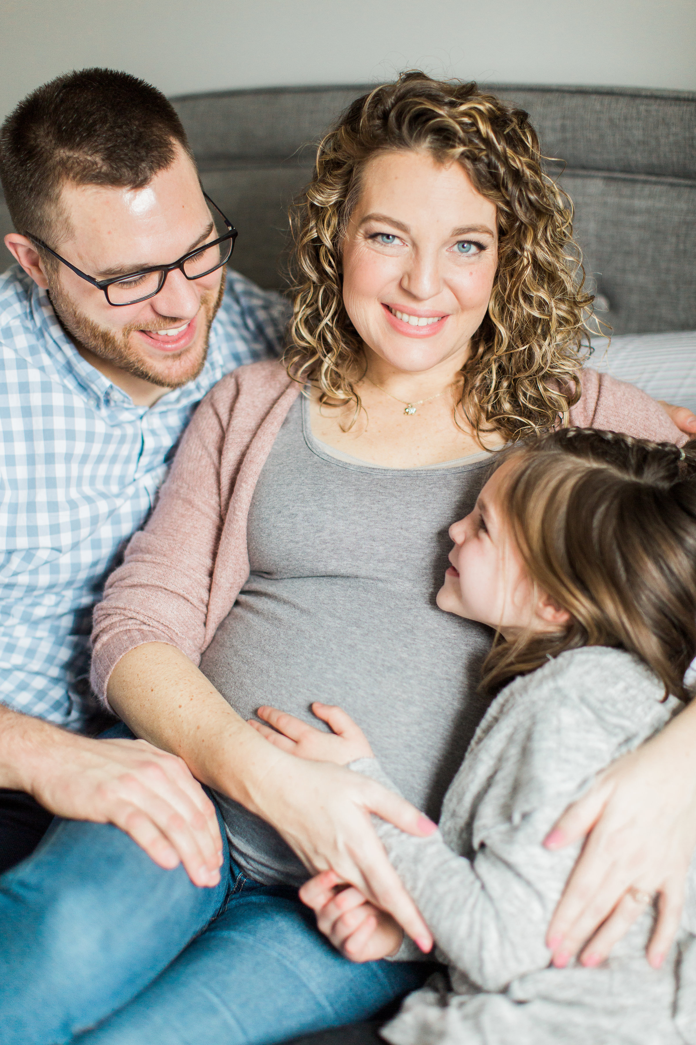 In Home Maternity and Family Photo Session || Lynchburg Virginia Photographer