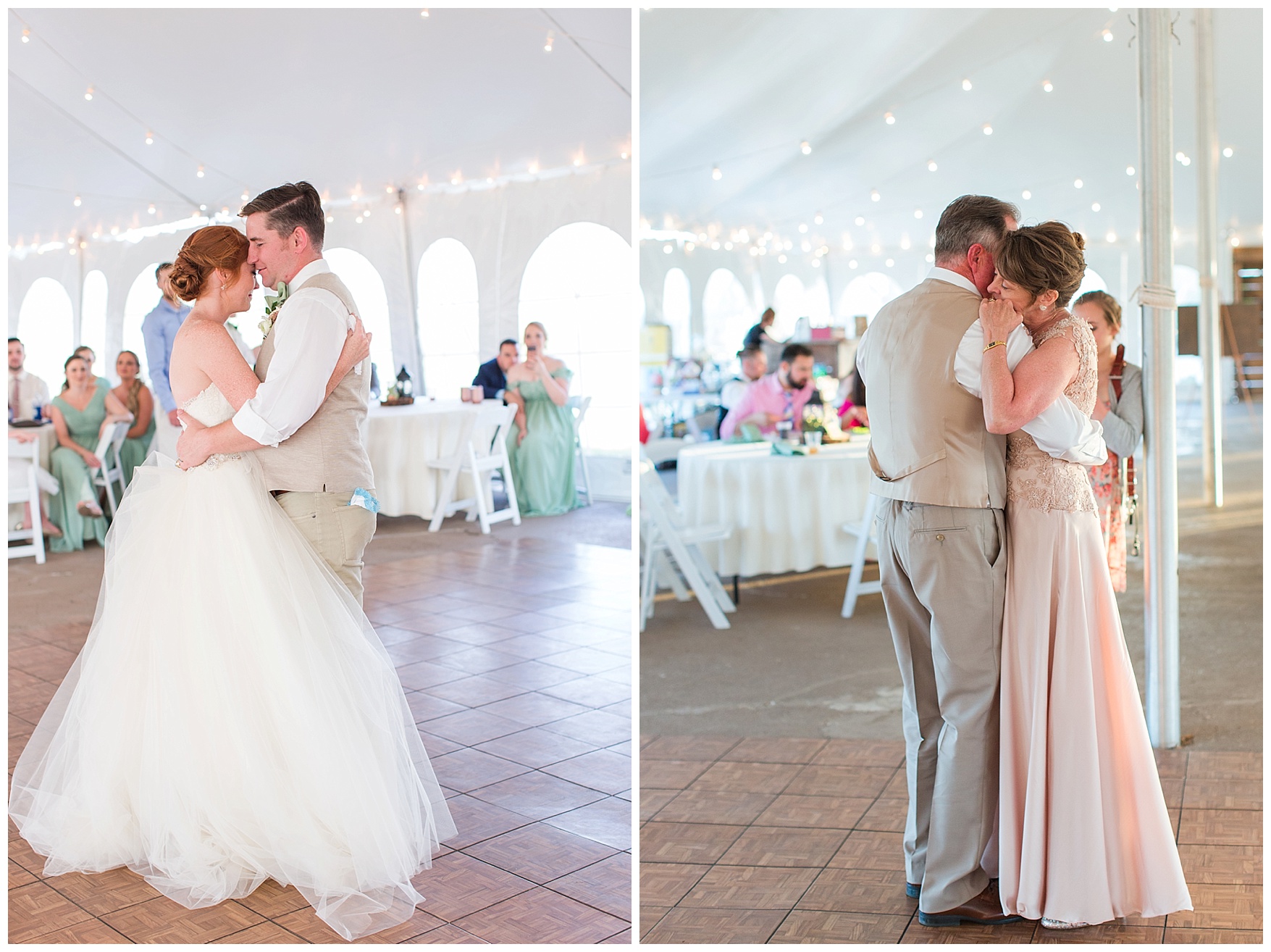 Tent Reception Photos at On the Sunny Slope Farm Wedding || Harrisonburg, Virginia Wedding Photographer || Lynchburg VA Photographer