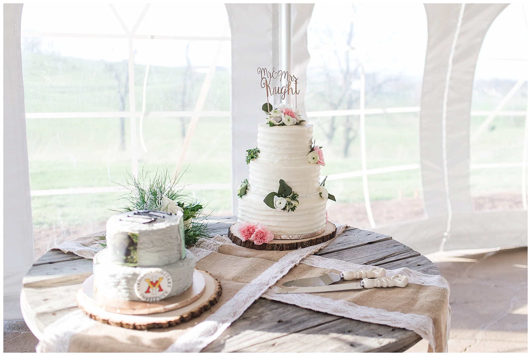 Tent Reception Photos at On the Sunny Slope Farm Wedding || Harrisonburg, Virginia Wedding Photographer || Lynchburg VA Photographer