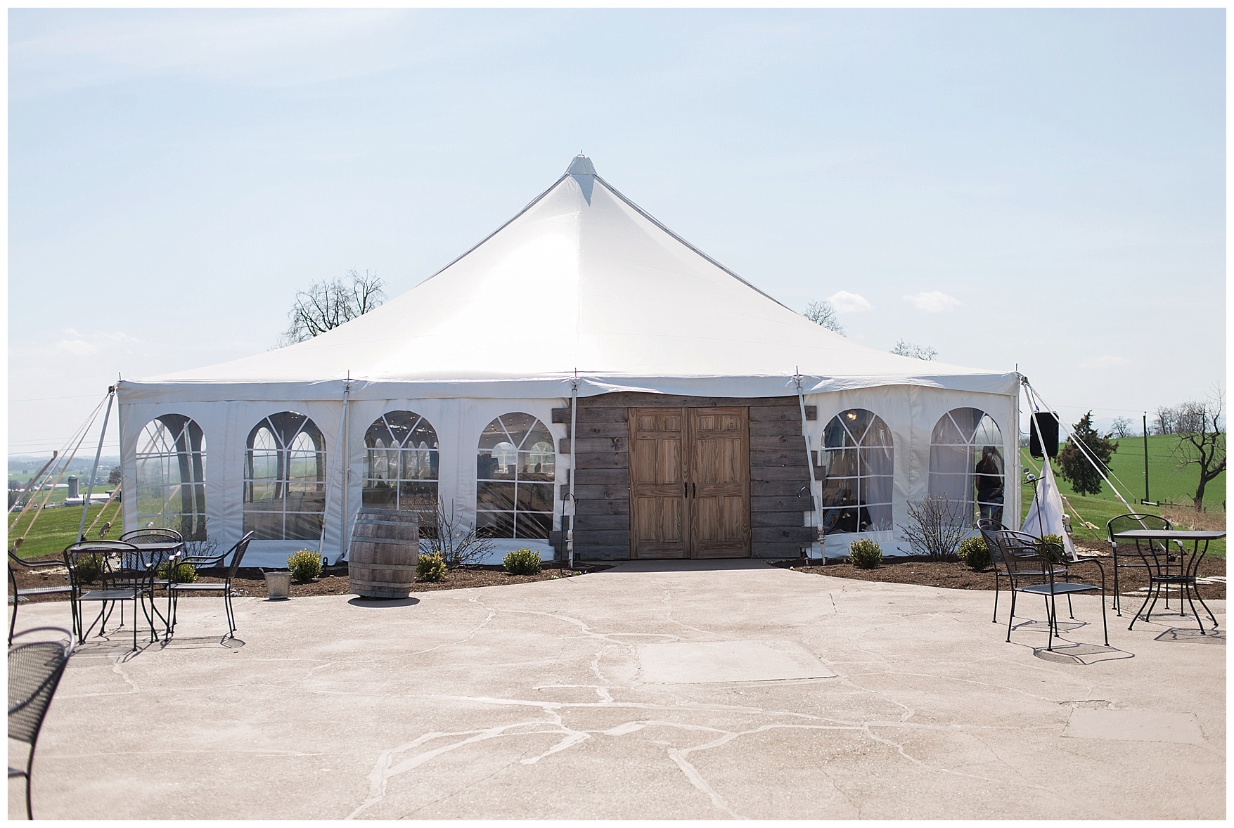 Tent Reception Photos at On the Sunny Slope Farm Wedding || Harrisonburg, Virginia Wedding Photographer || Lynchburg VA Photographer