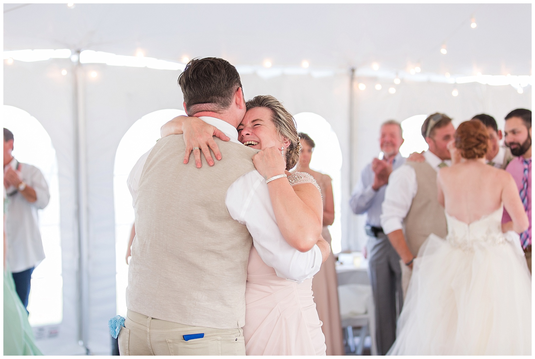 Tent Reception Photos at On the Sunny Slope Farm Wedding || Harrisonburg, Virginia Wedding Photographer || Lynchburg VA Photographer