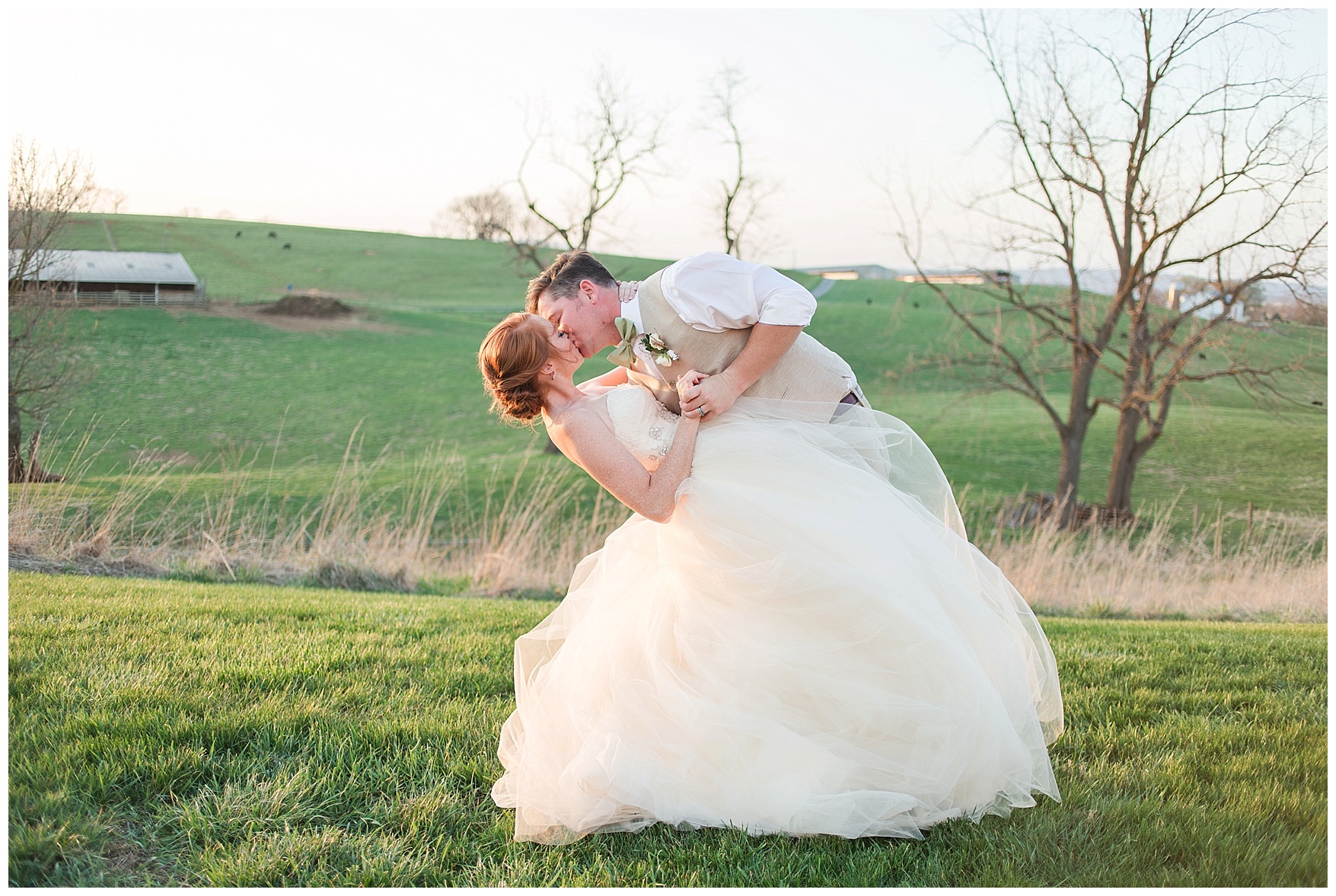 Sunset Photos at On the Sunny Slope Farm Wedding  || Harrisonburg, Virginia Wedding Photographer || Lynchburg VA Photographer 