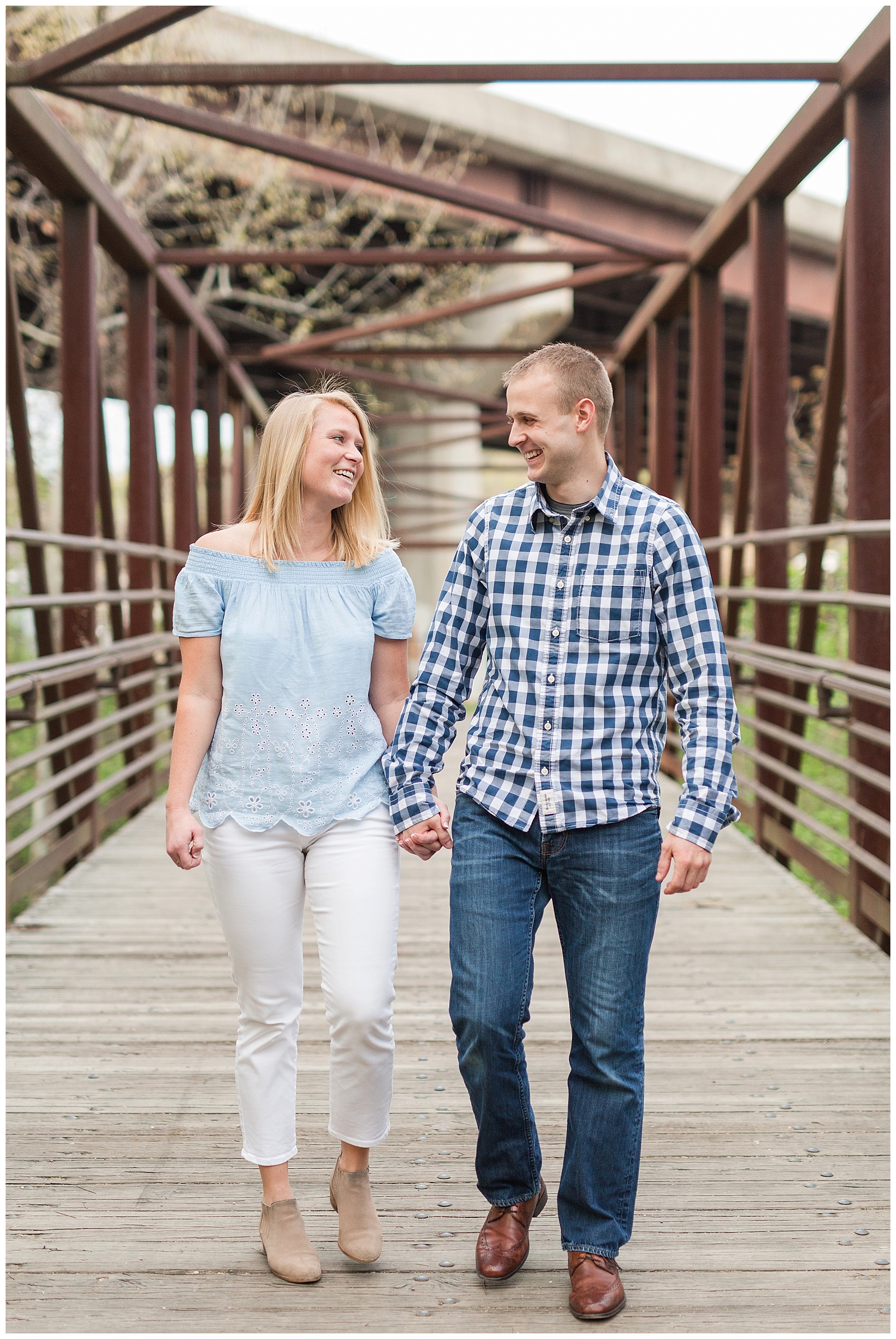 Downtown Lynchburg Engagement Session || Spring Bloom Engagement || Ashley Eiban Photography 