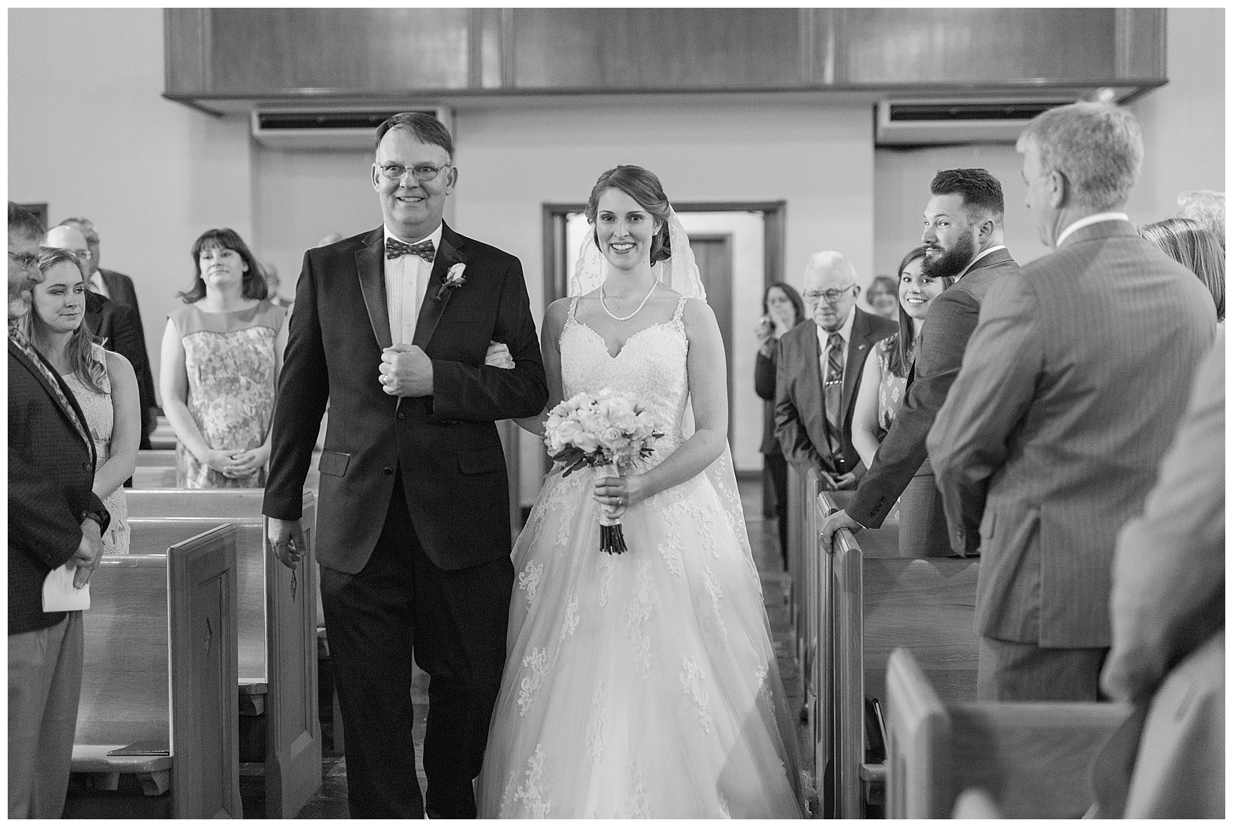 Roanoke, Virginia church wedding || Christ Lutheran Church in Roanoke || Wedding at The Braeloch on Glenburn Farms