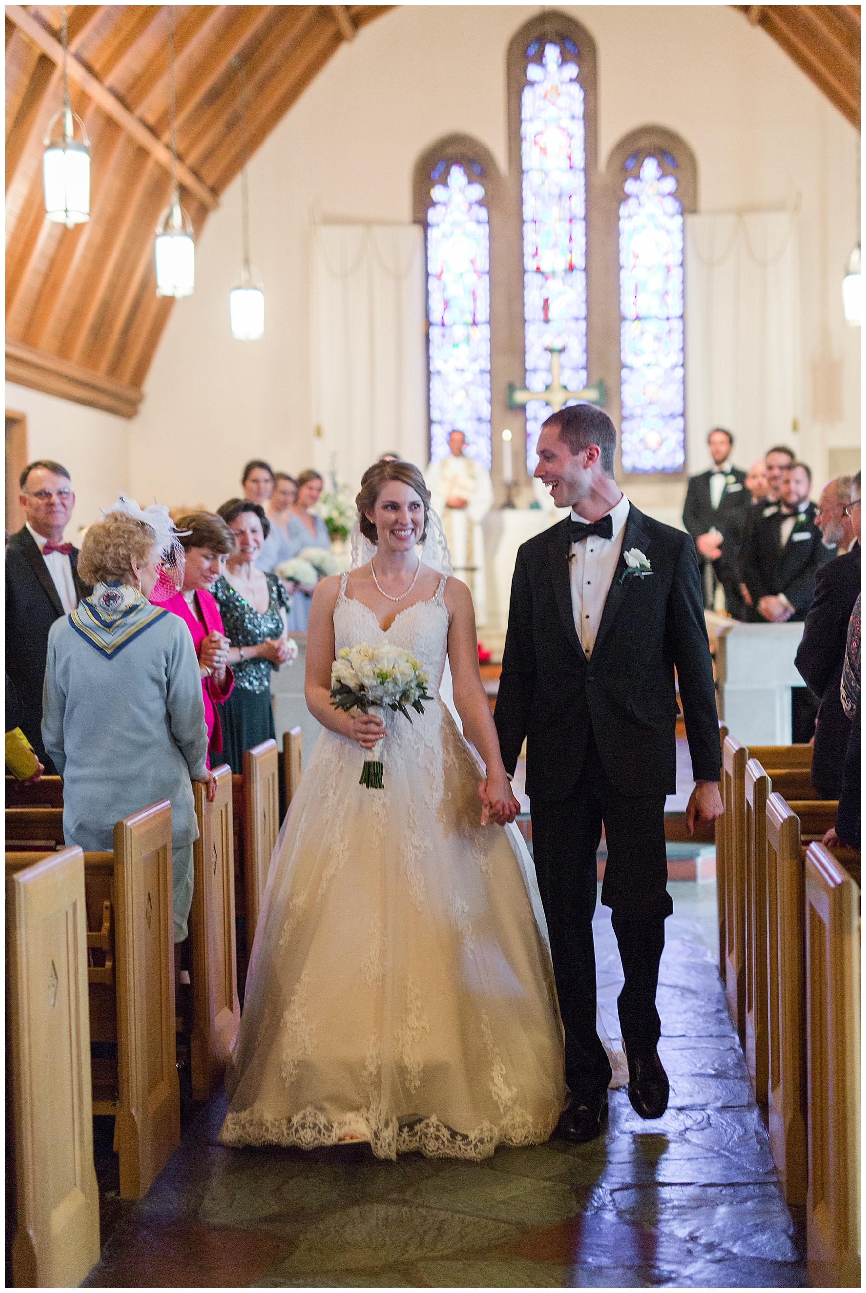 Roanoke, Virginia church wedding || Christ Lutheran Church in Roanoke || Wedding at The Braeloch on Glenburn Farms