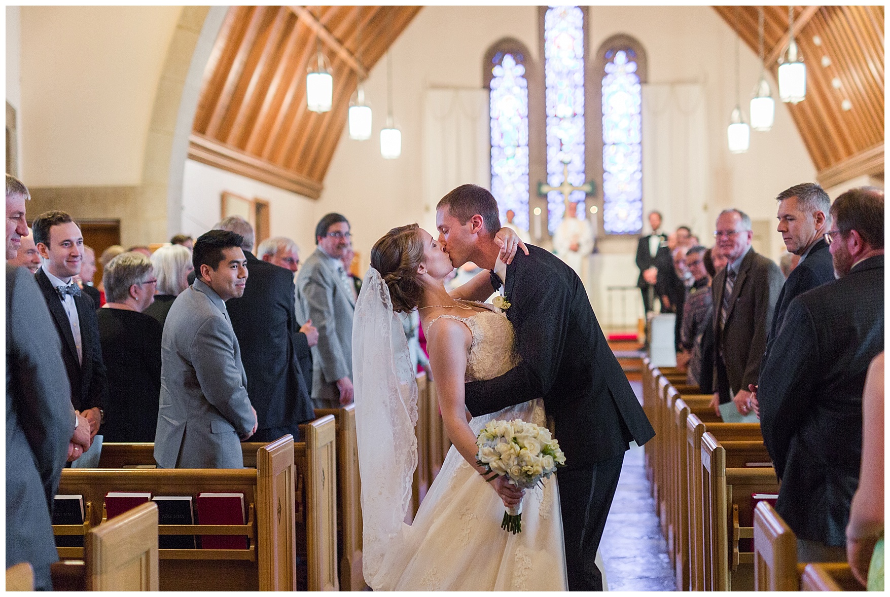 Roanoke, Virginia church wedding || Christ Lutheran Church in Roanoke || Wedding at The Braeloch on Glenburn Farms