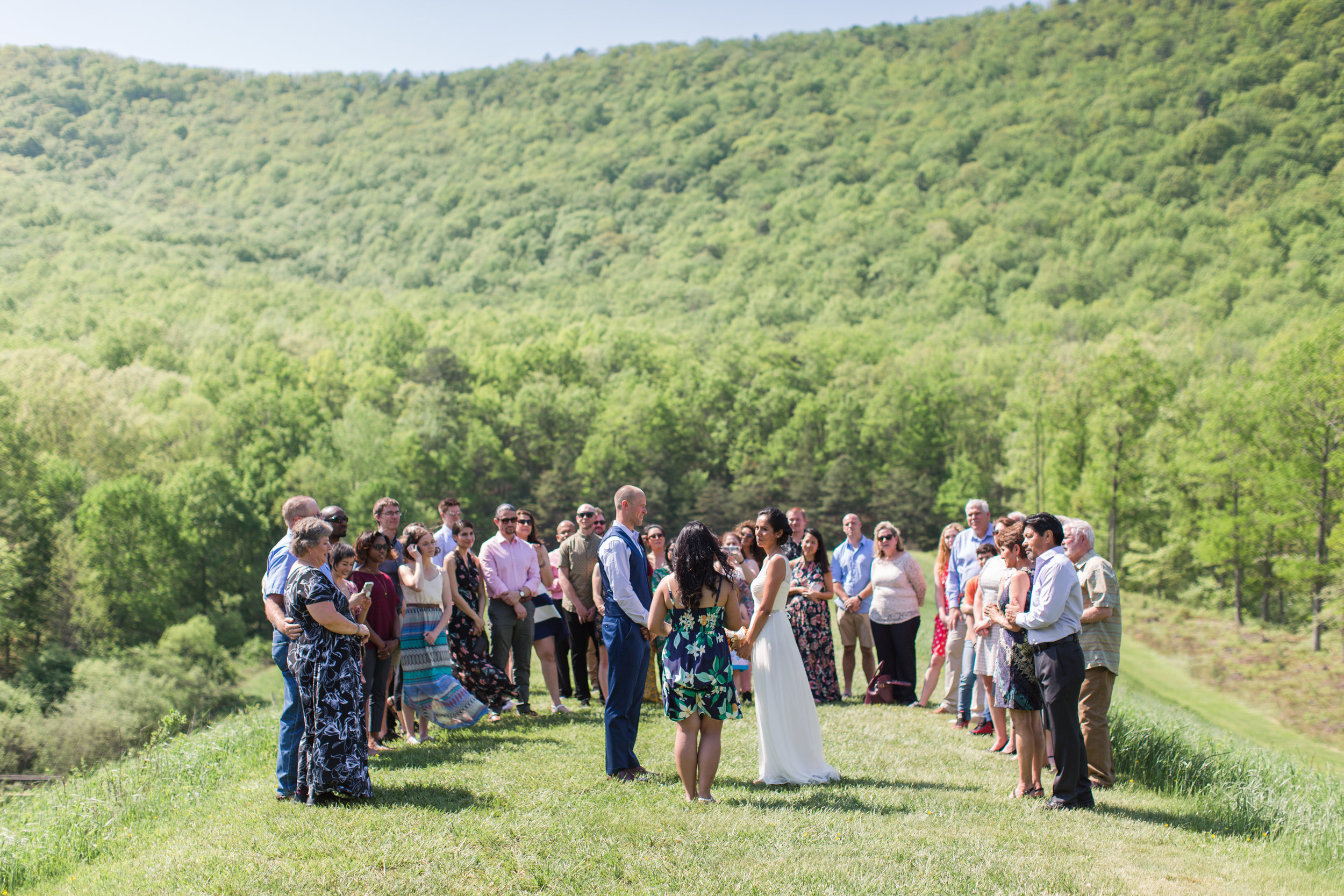Sherando Lake Wedding || Intimate elopement style wedding in Central Virginia || Lynchburg, Virginia Wedding Photographer || www.ashleyeiban.com