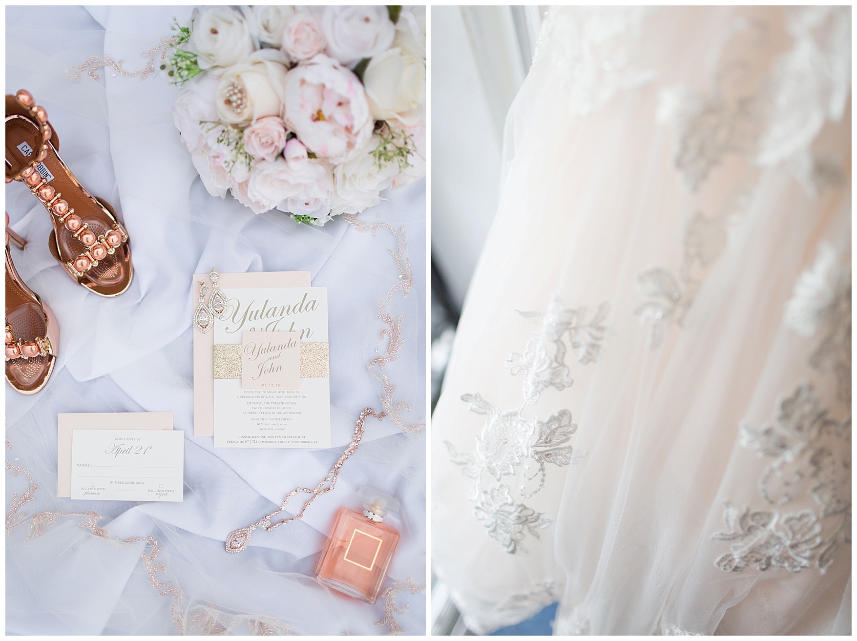 Tresca on 8th Wedding in Lynchburg, Virginia || Central VA Spring Wedding