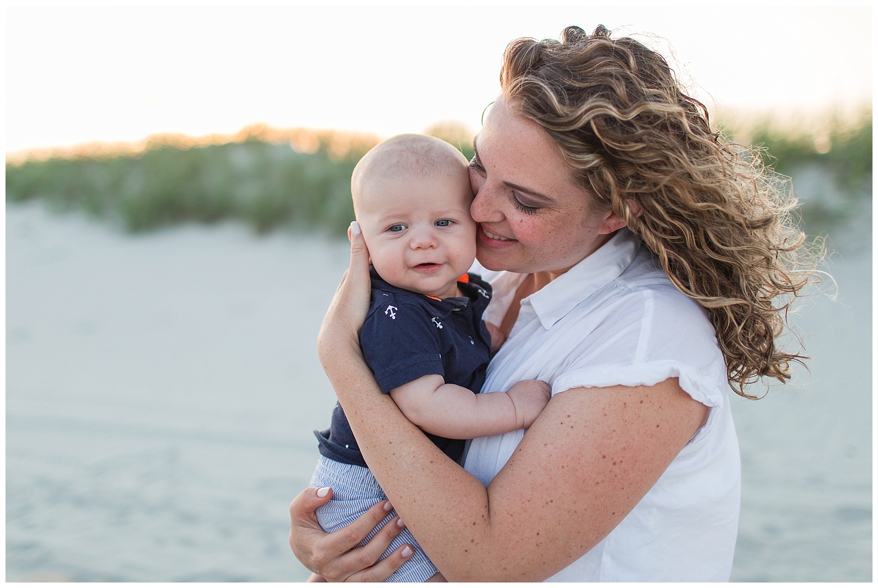 Family Photos at Sunset Beach, North Carolina || Lynchburg, Virginia Wedding and Family Photographer 