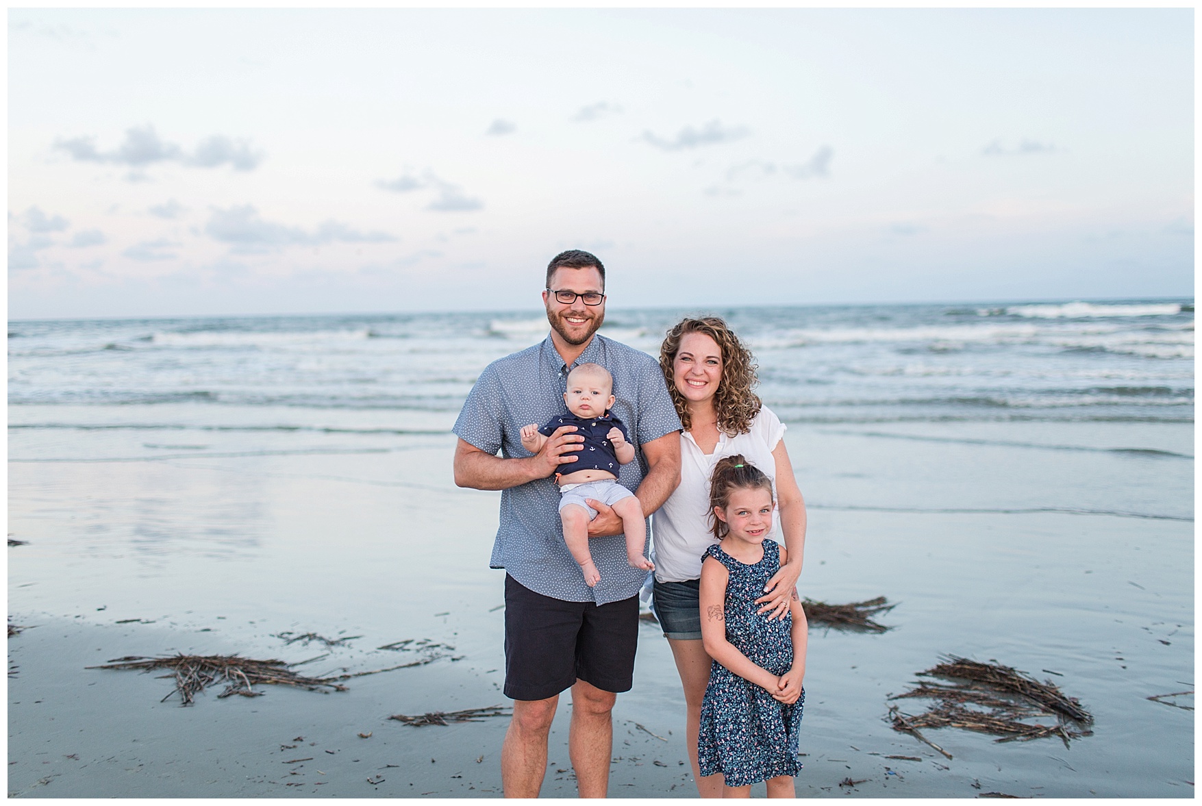 Family Photos at Sunset Beach, North Carolina || Lynchburg, Virginia Wedding and Family Photographer 