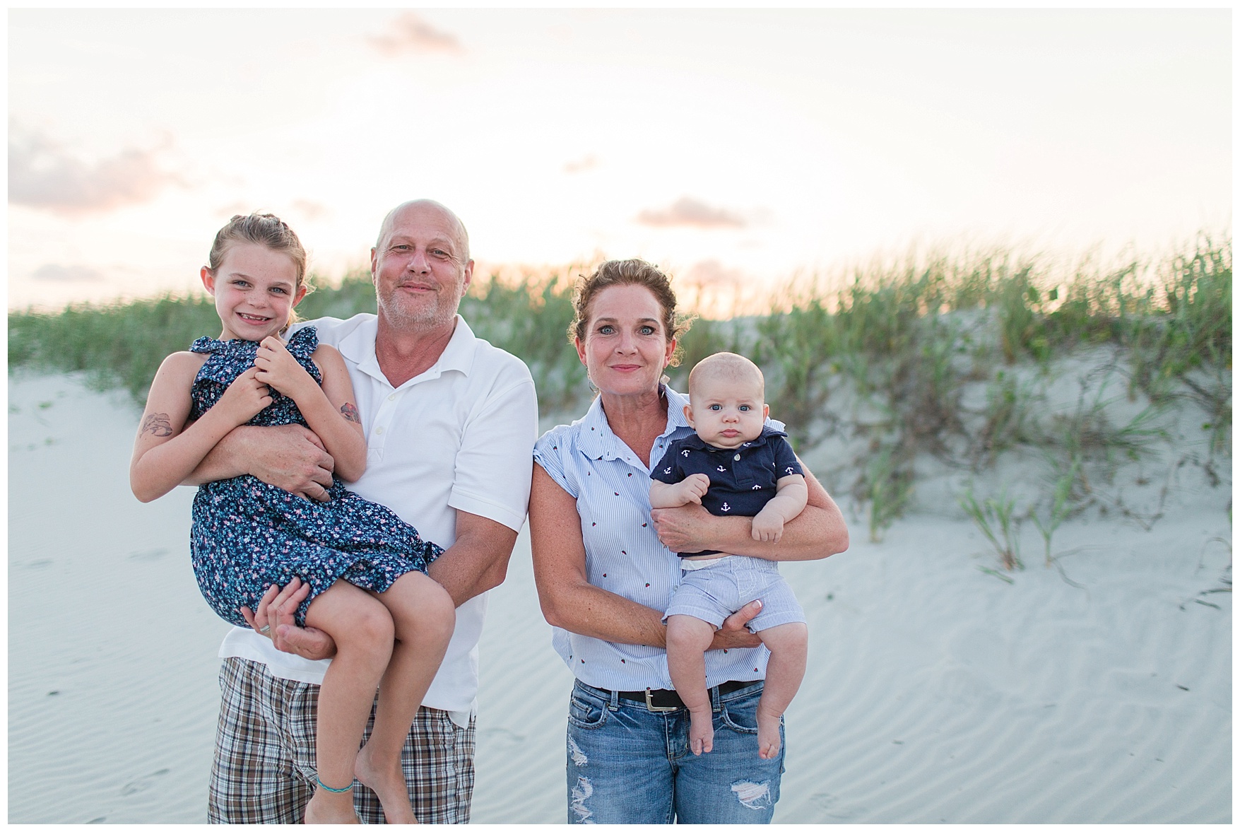 Family Photos at Sunset Beach, North Carolina || Lynchburg, Virginia Wedding and Family Photographer 
