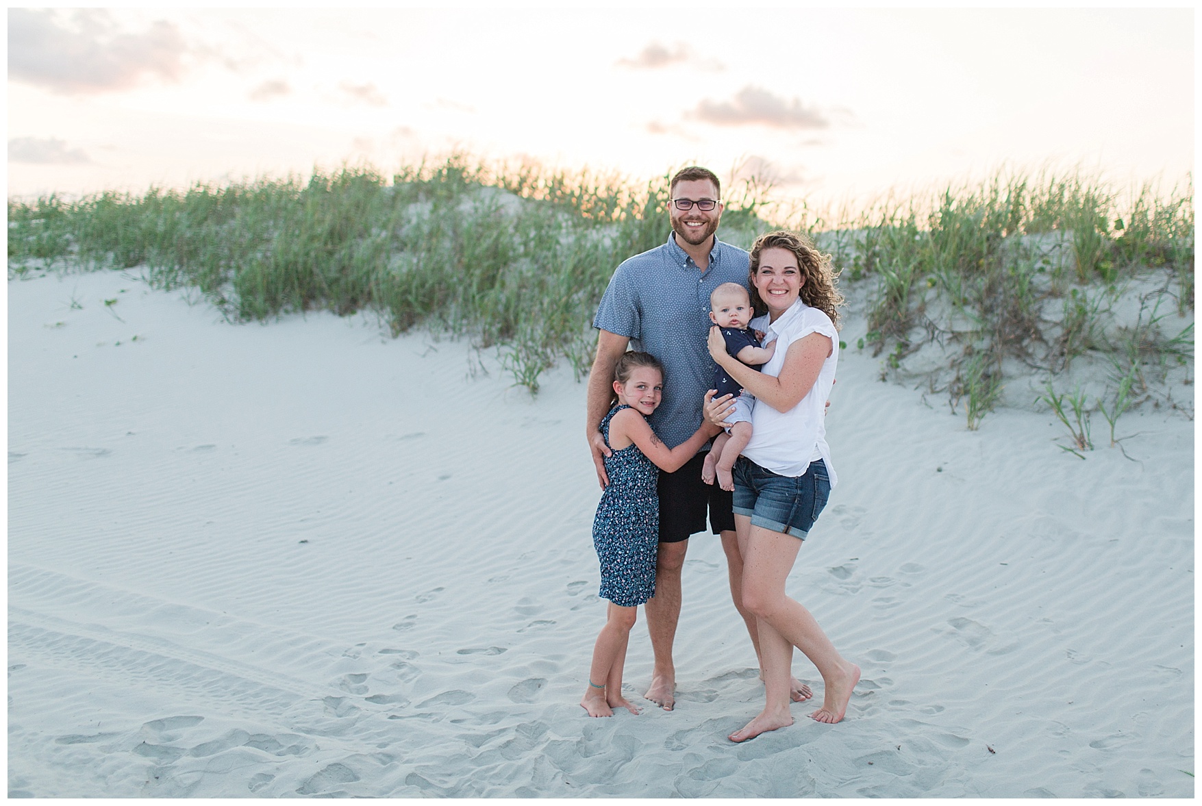 Family Photos at Sunset Beach, North Carolina || Lynchburg, Virginia Wedding and Family Photographer