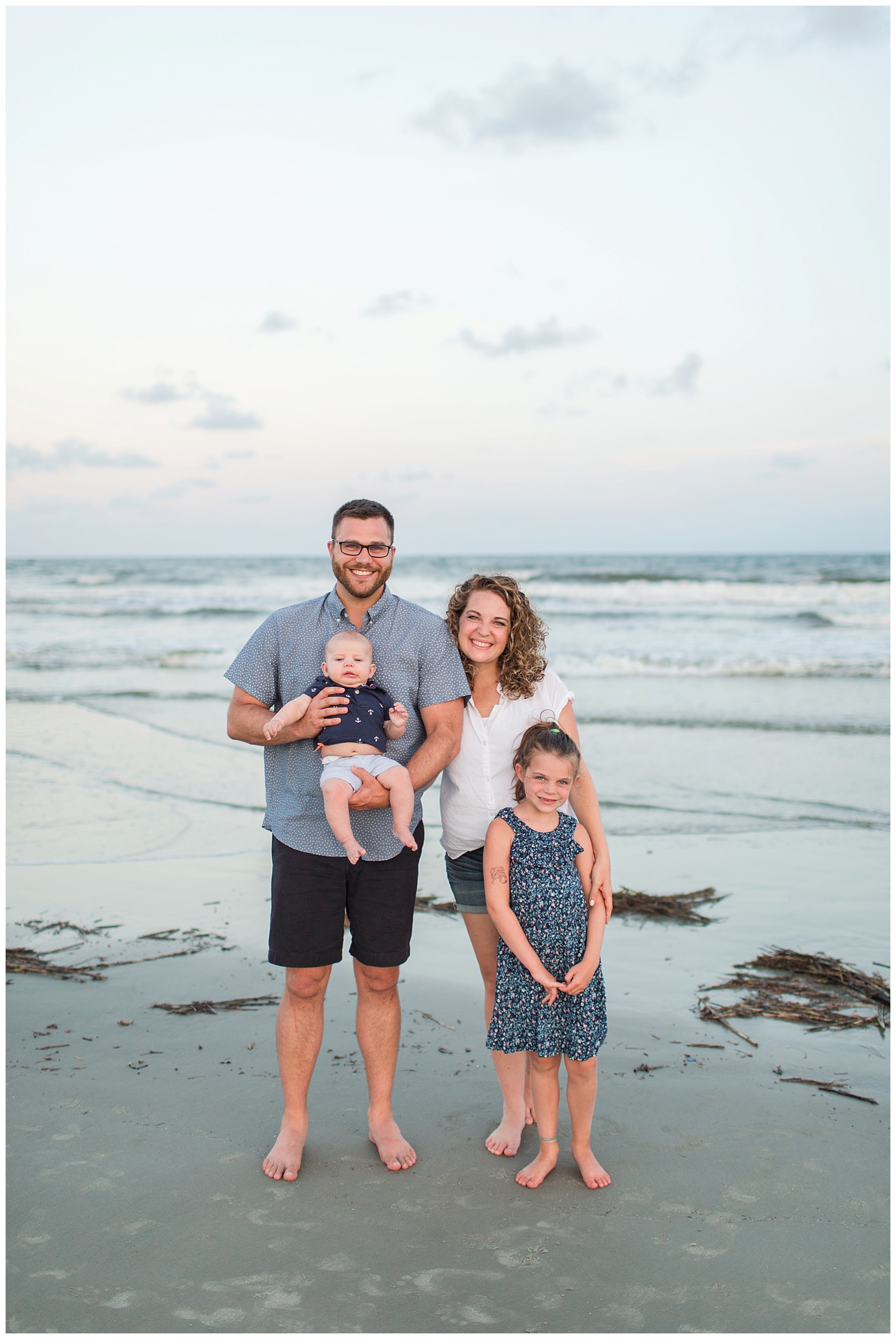 Family Photos at Sunset Beach, North Carolina || Lynchburg, Virginia Wedding and Family Photographer 