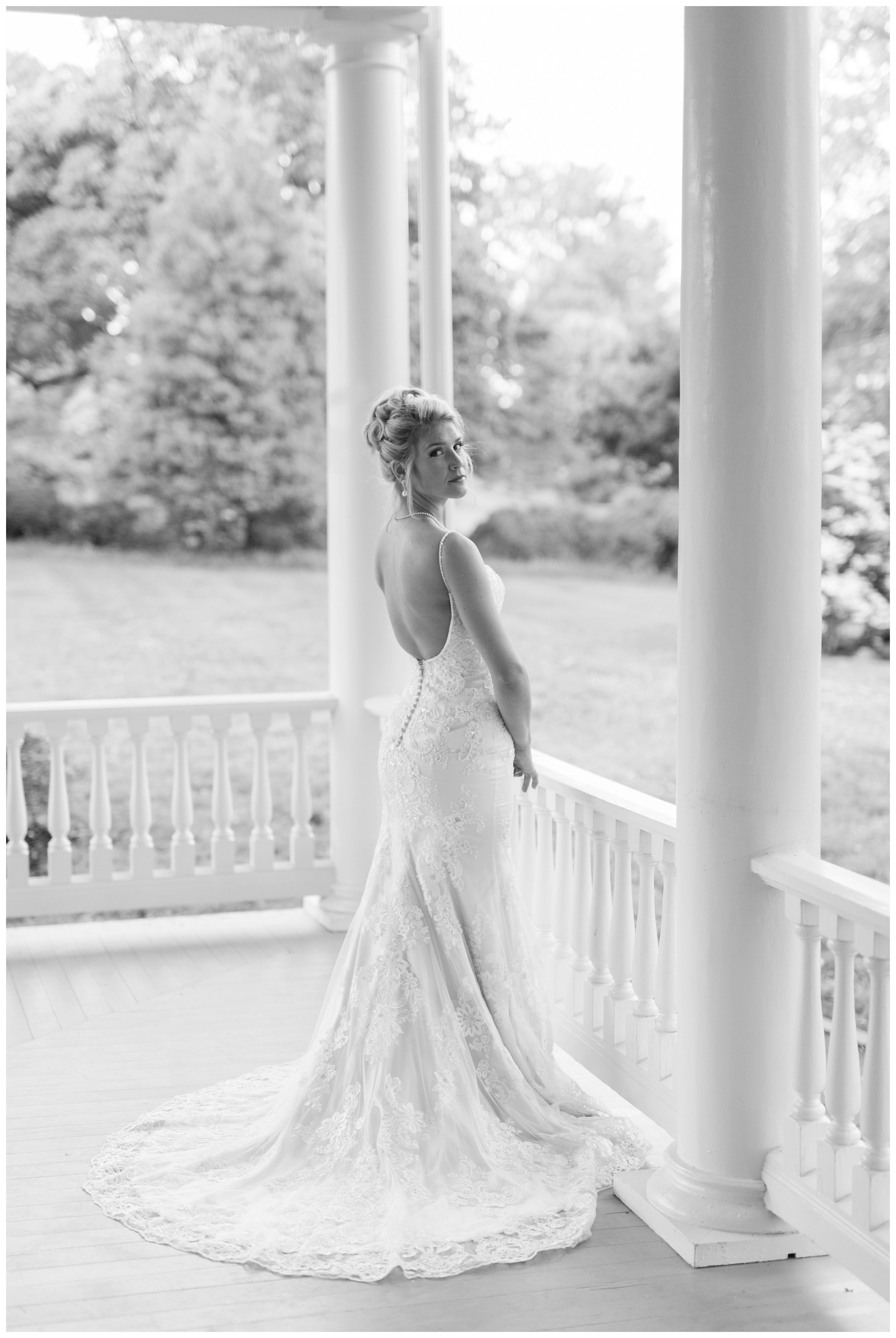 Bridal Portraits at the Historic Avenel in Bedford, Virginia || Lynchburg Wedding Photographer 