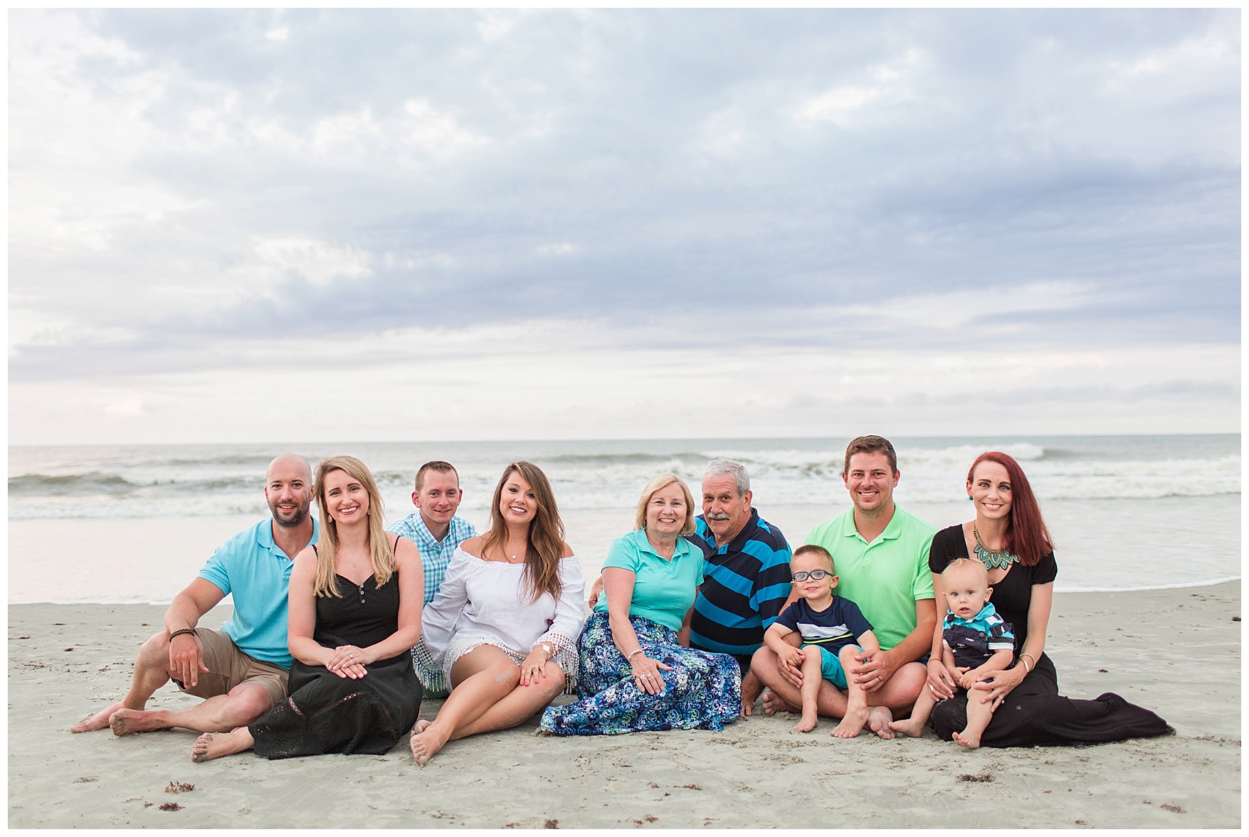 Family Portraits at Sunset Beach, North Carolina || Lynchburg, VA Wedding and Family Photographer 