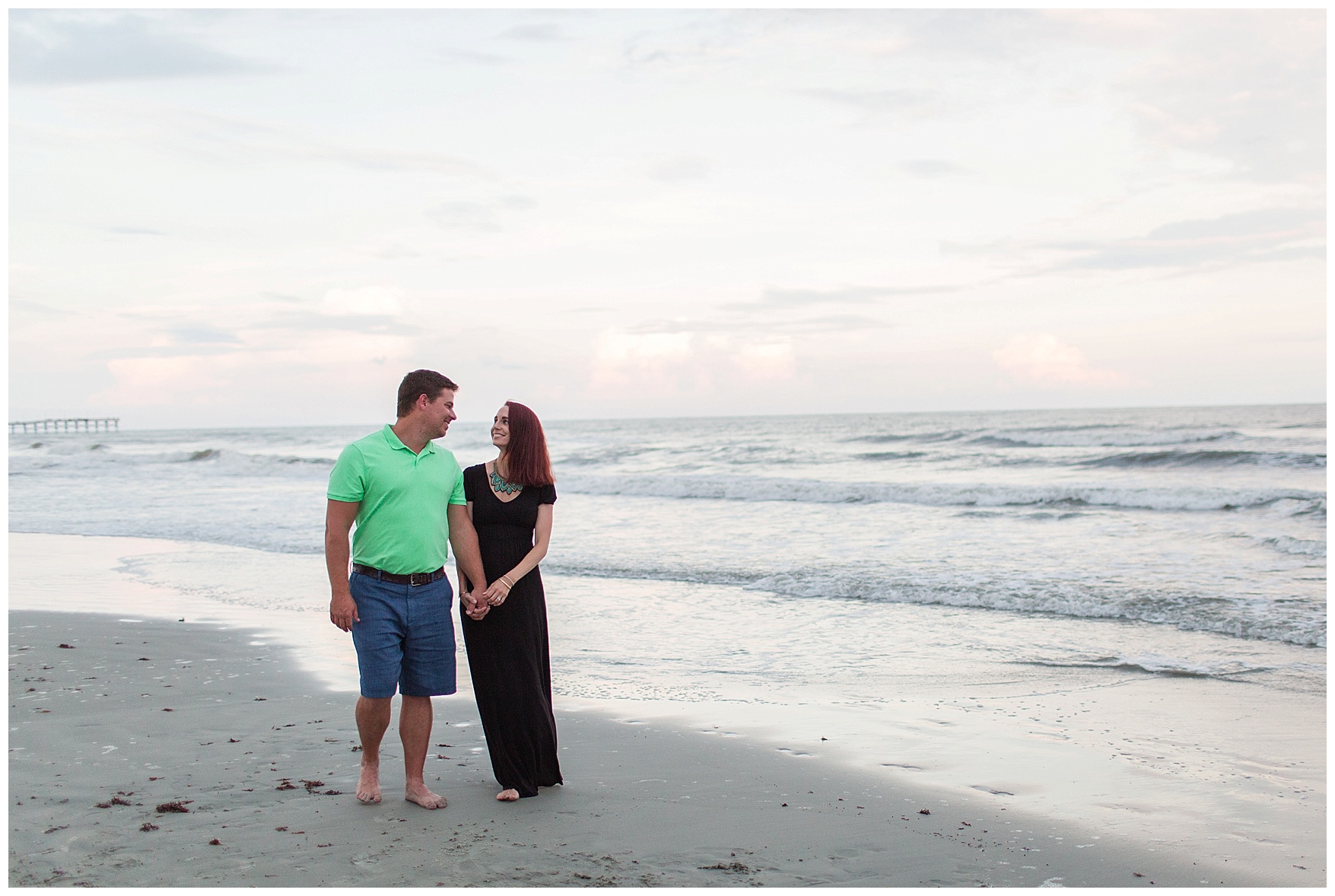 Family Portraits at Sunset Beach, North Carolina || Lynchburg, VA Wedding and Family Photographer 