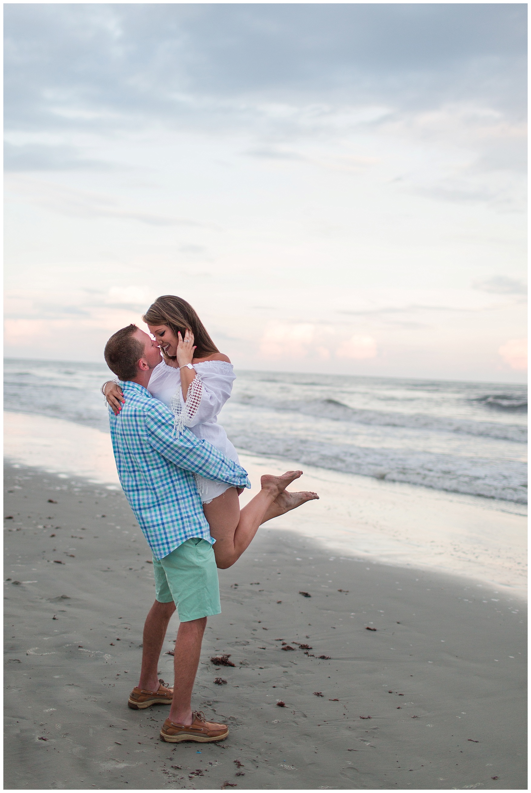 Family Portraits at Sunset Beach, North Carolina || Lynchburg, VA Wedding and Family Photographer 