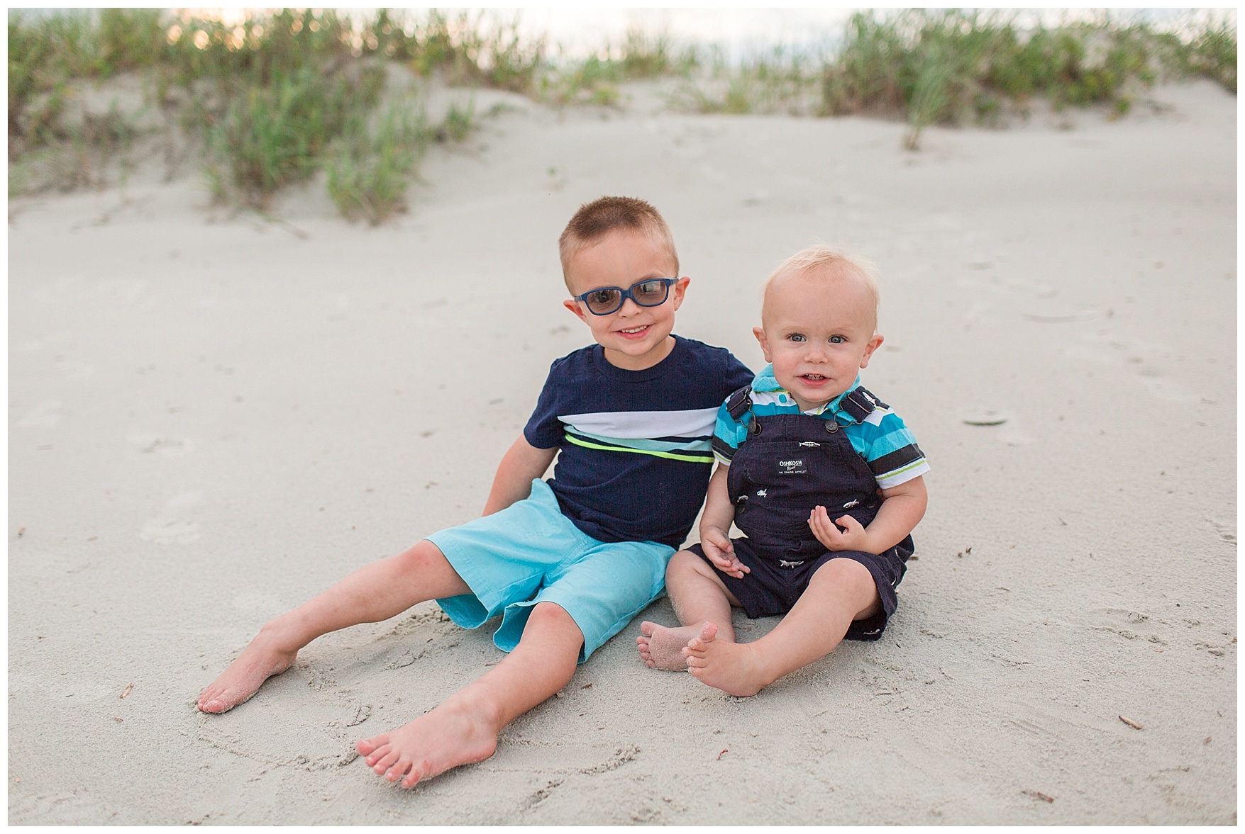 Family Portraits at Sunset Beach, North Carolina || Lynchburg, VA Wedding and Family Photographer