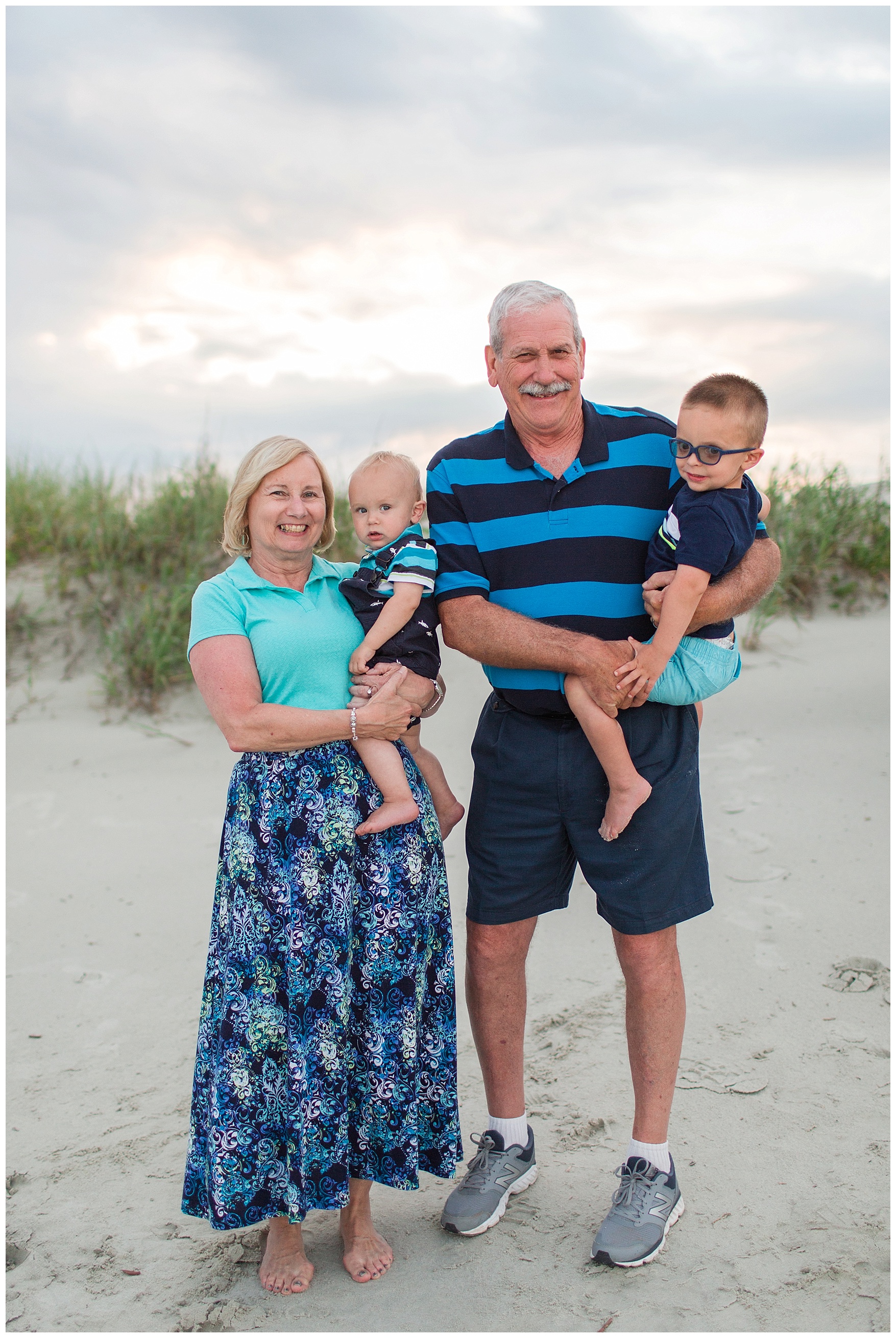 Family Portraits at Sunset Beach, North Carolina || Lynchburg, VA Wedding and Family Photographer 