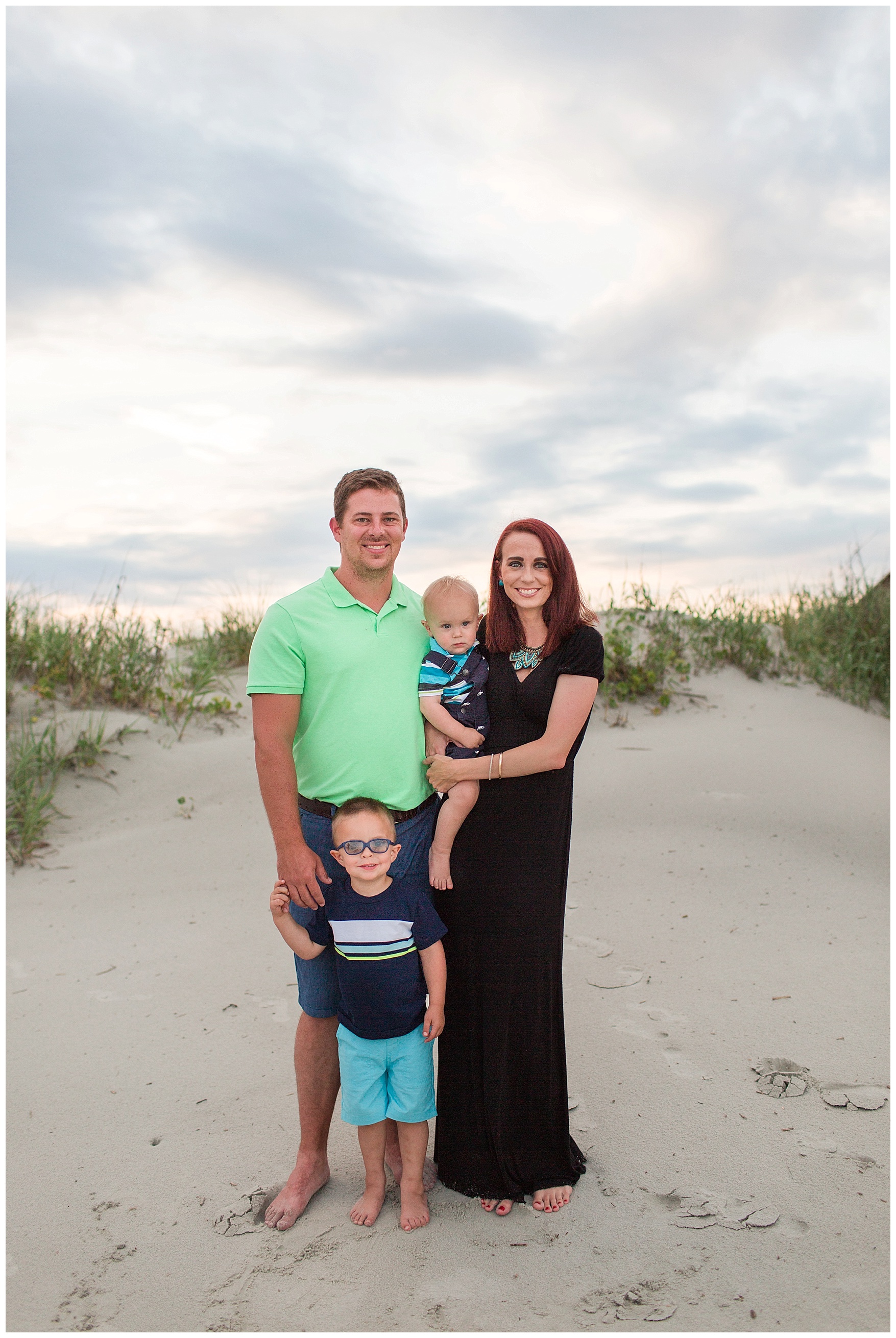 Family Portraits at Sunset Beach, North Carolina || Lynchburg, VA Wedding and Family Photographer