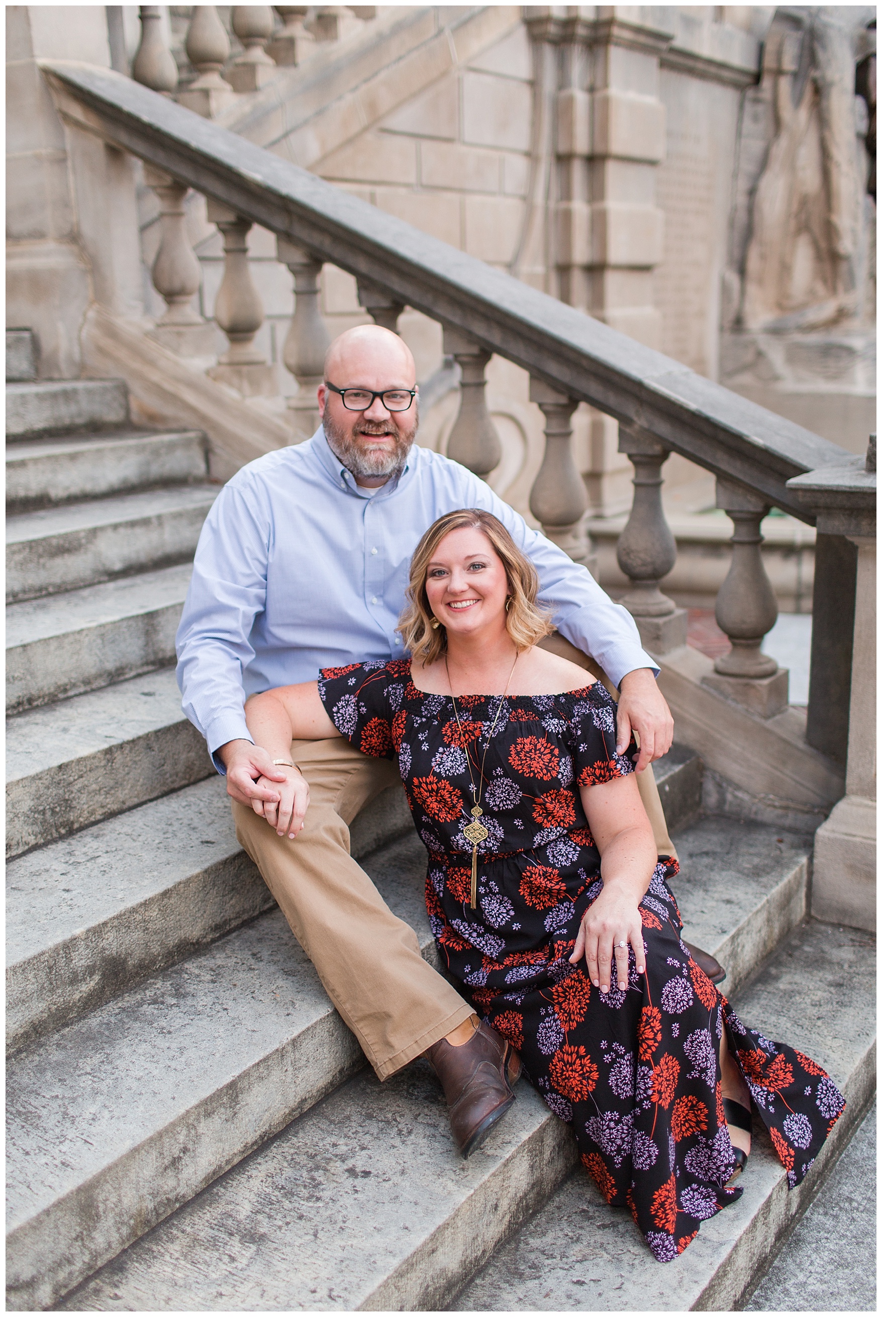 Downtown Lynchburg, VA Engagement Session || Lynchburg Wedding and Portrait photographer 