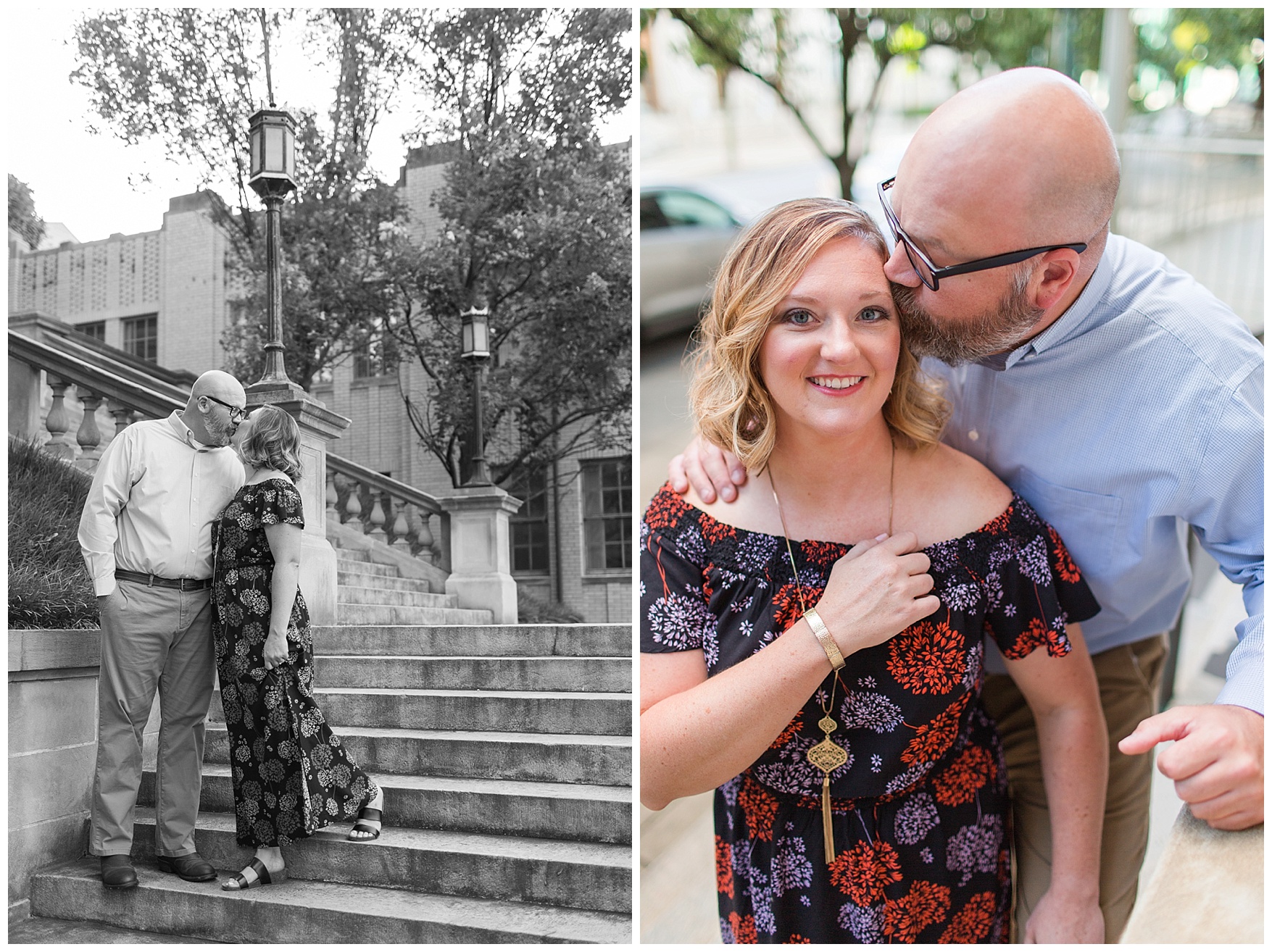 Downtown Lynchburg, VA Engagement Session || Lynchburg Wedding and Portrait photographer